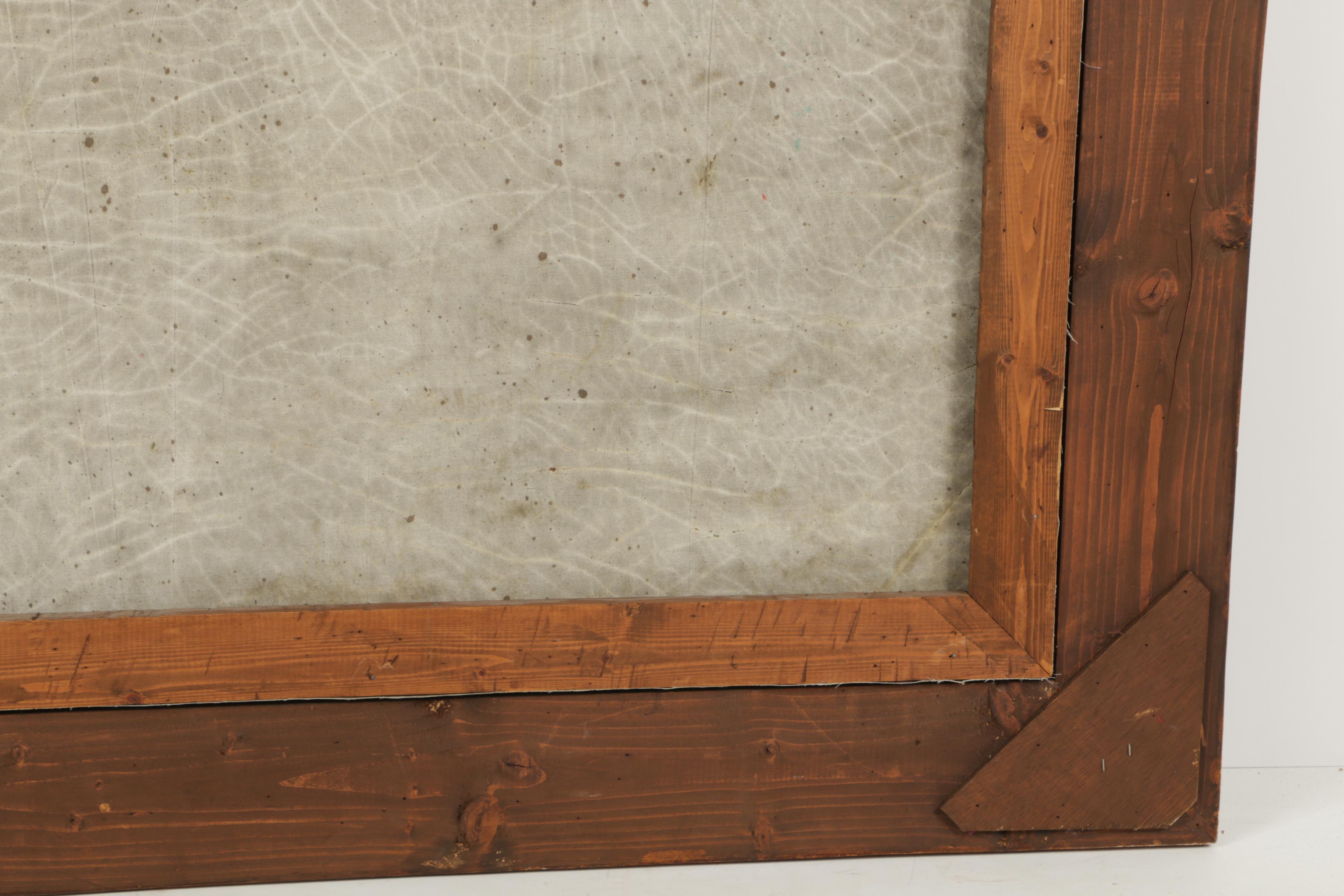 Trevor James Oil Painting on Canvas of Harvest Landscape