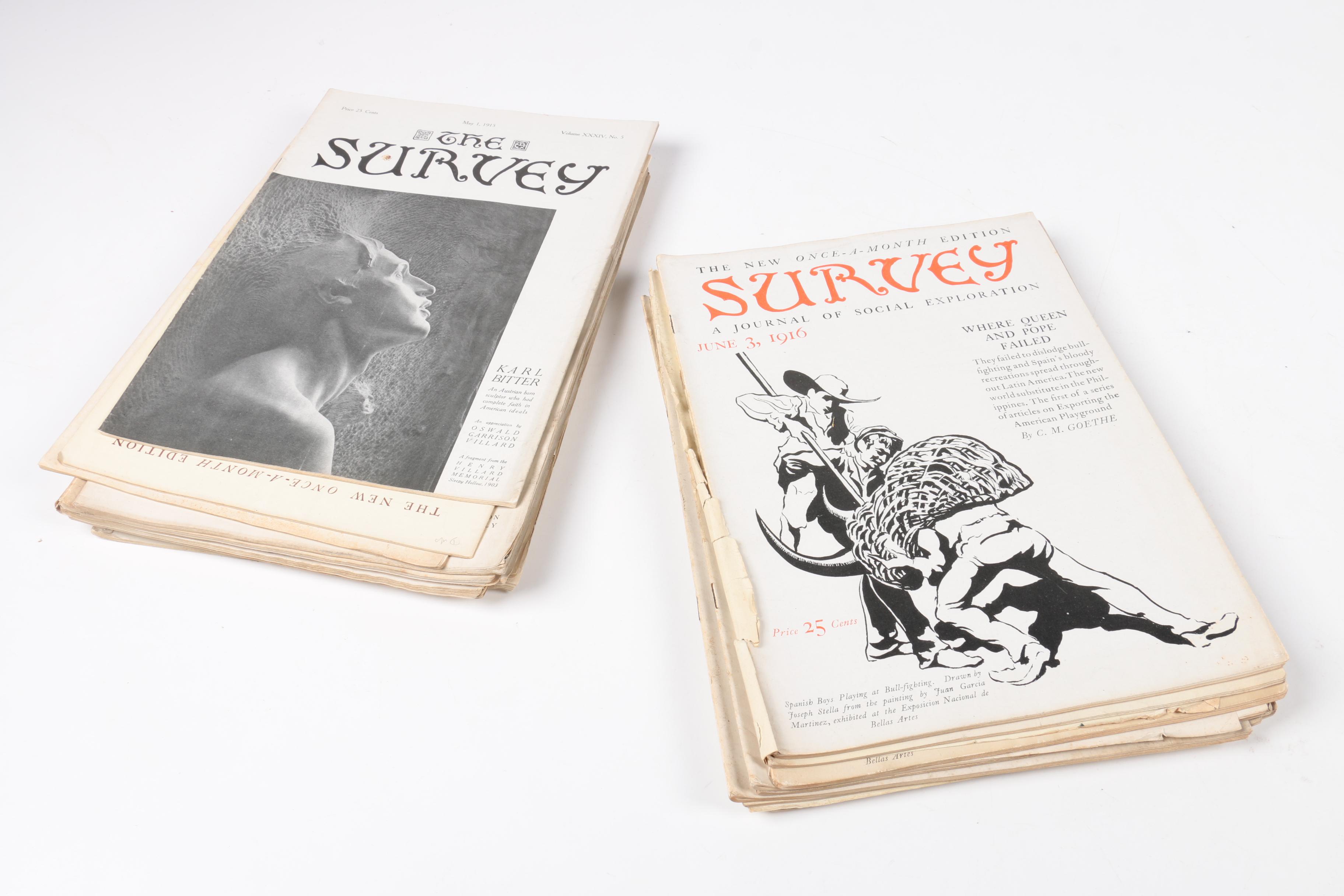 Collection of "The Survey" Magazine