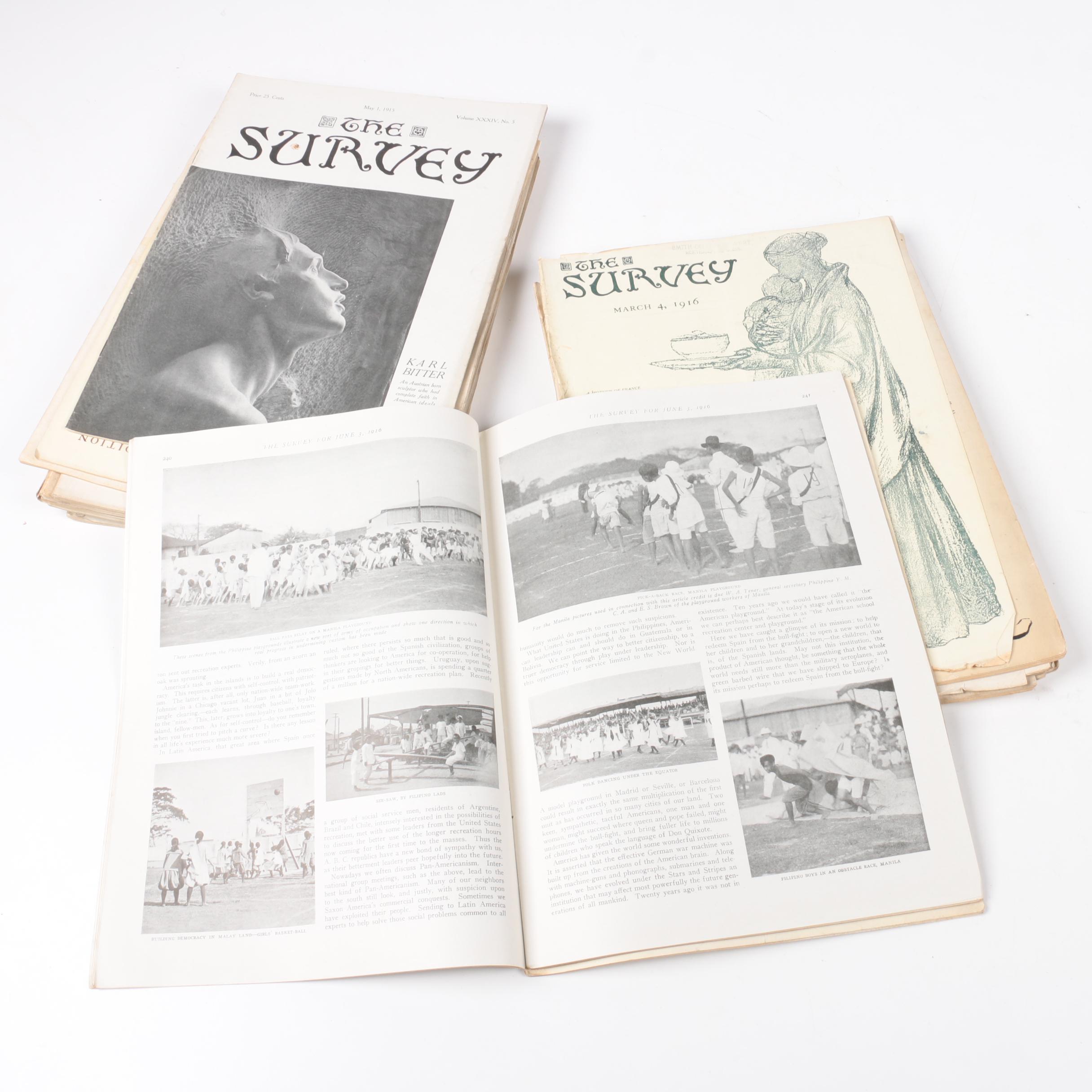 Collection of "The Survey" Magazine