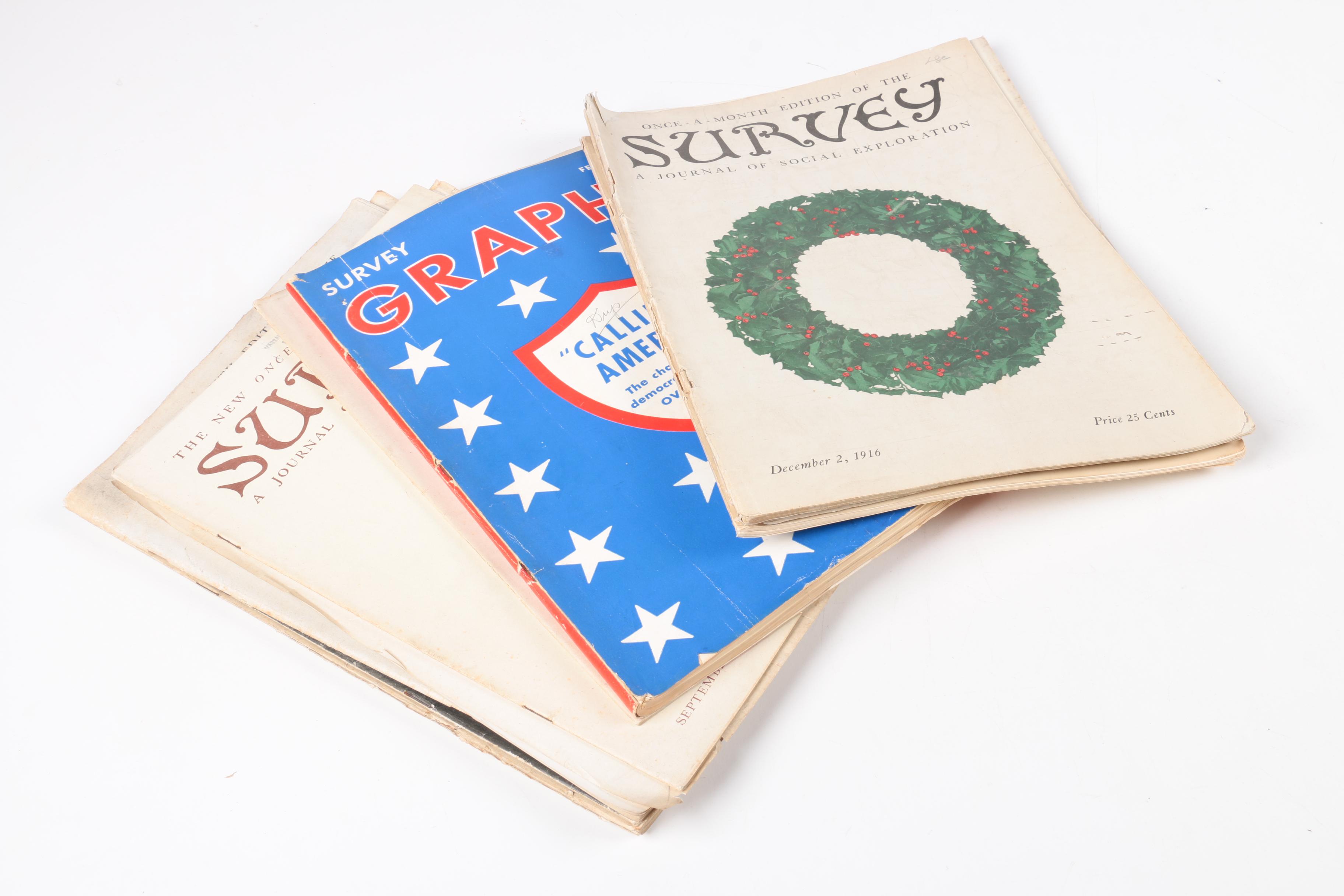 Collection of "The Survey" Magazine