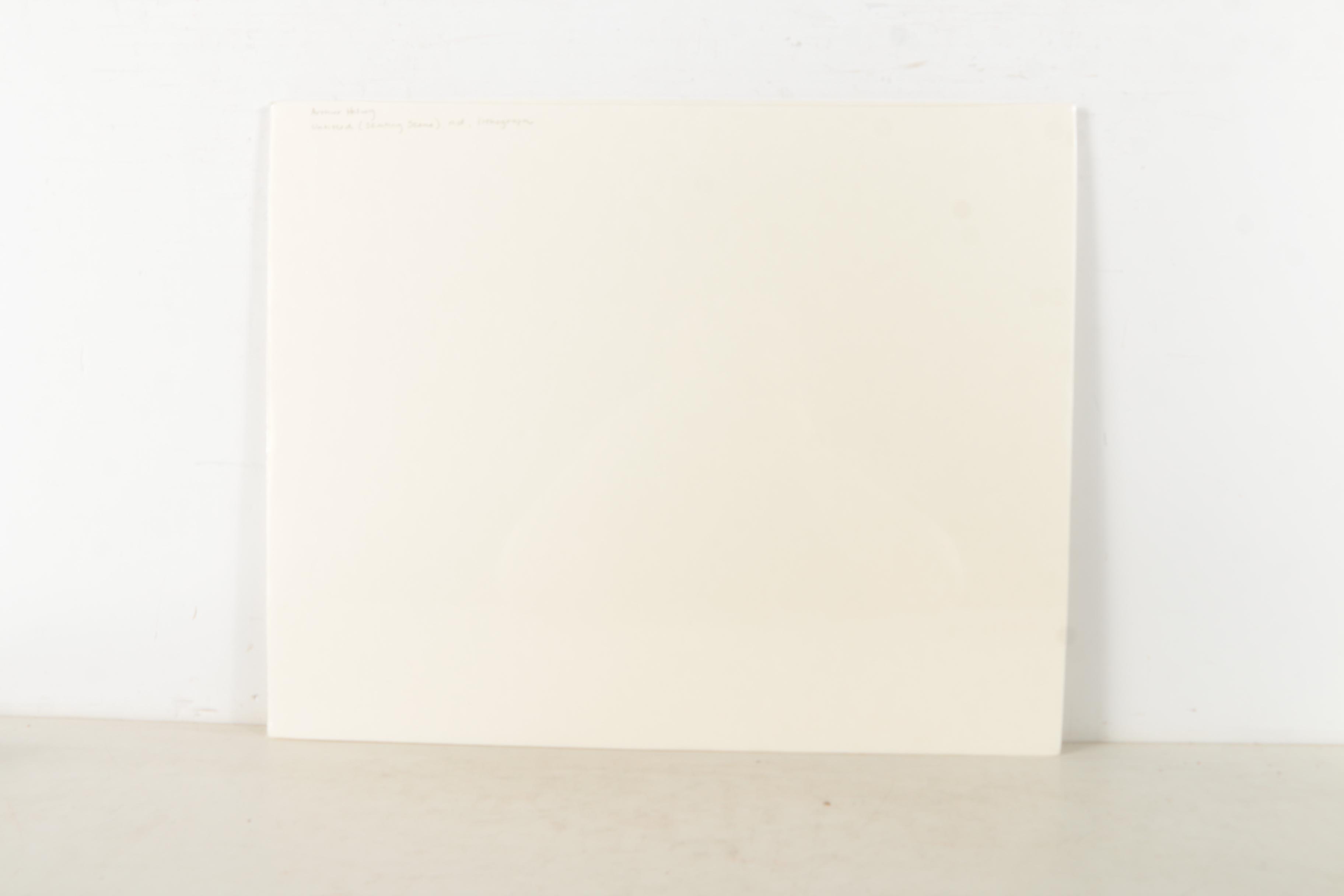 Arthur Helwig Lithograph on Paper "Unititled (Skating Scene)"