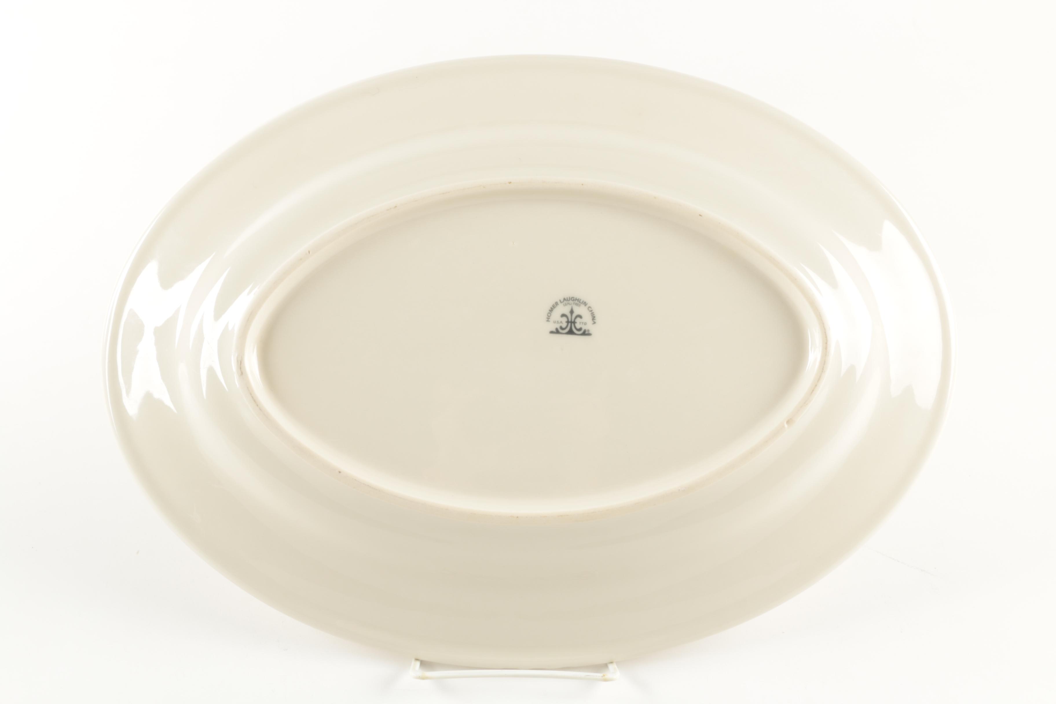 Homer Laughlin "American Rose" Platter