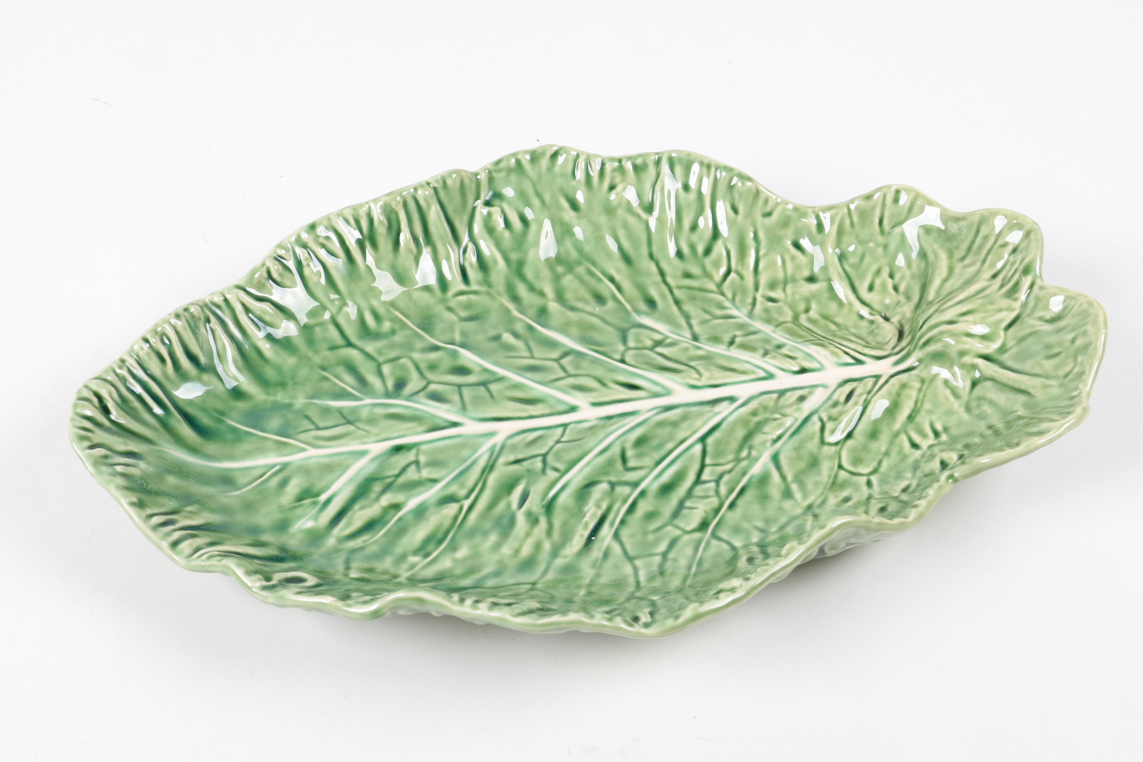 Portuguese Tableware including Bordallo Pinheiro "Cabbage Green"