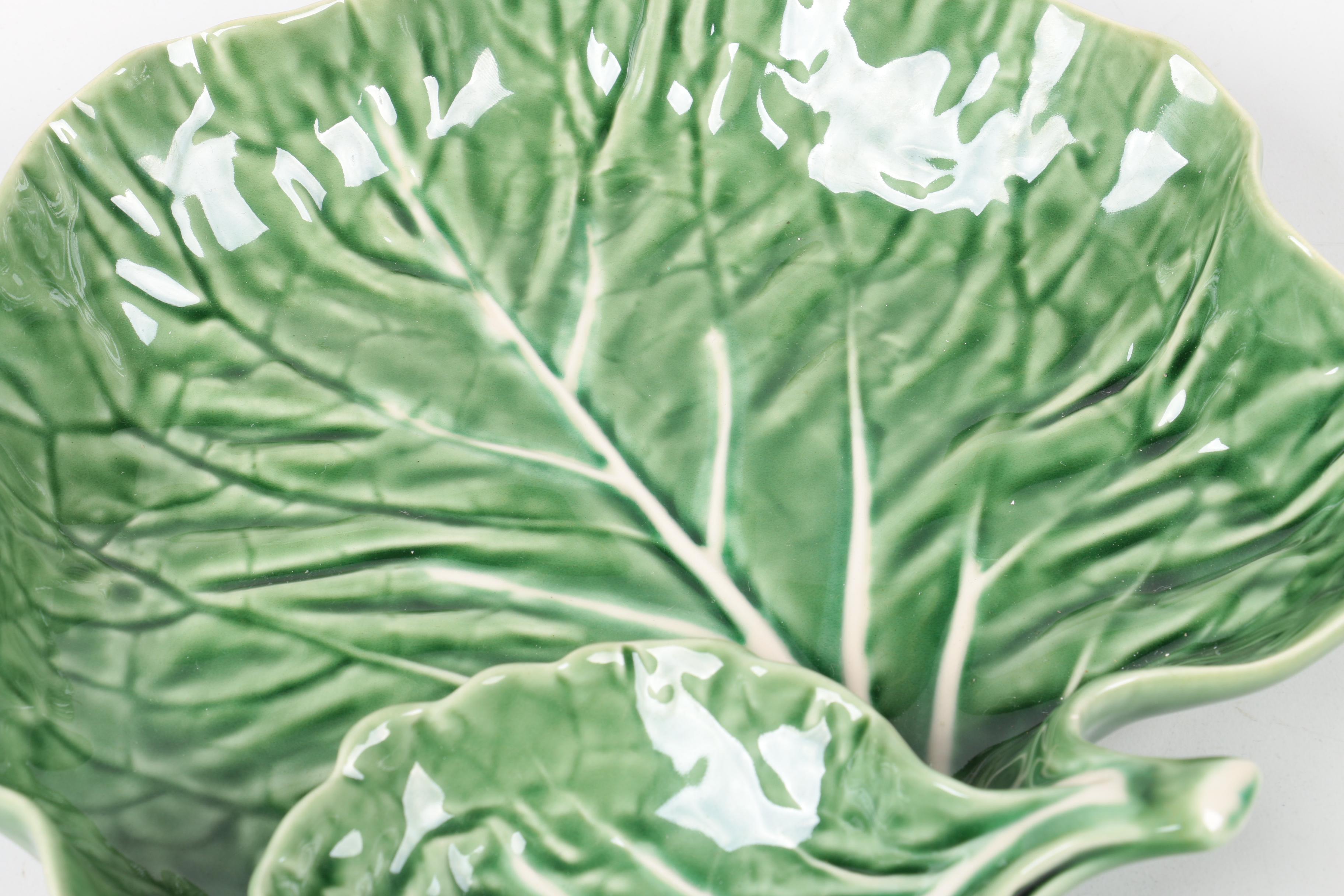 Portuguese Tableware including Bordallo Pinheiro "Cabbage Green"