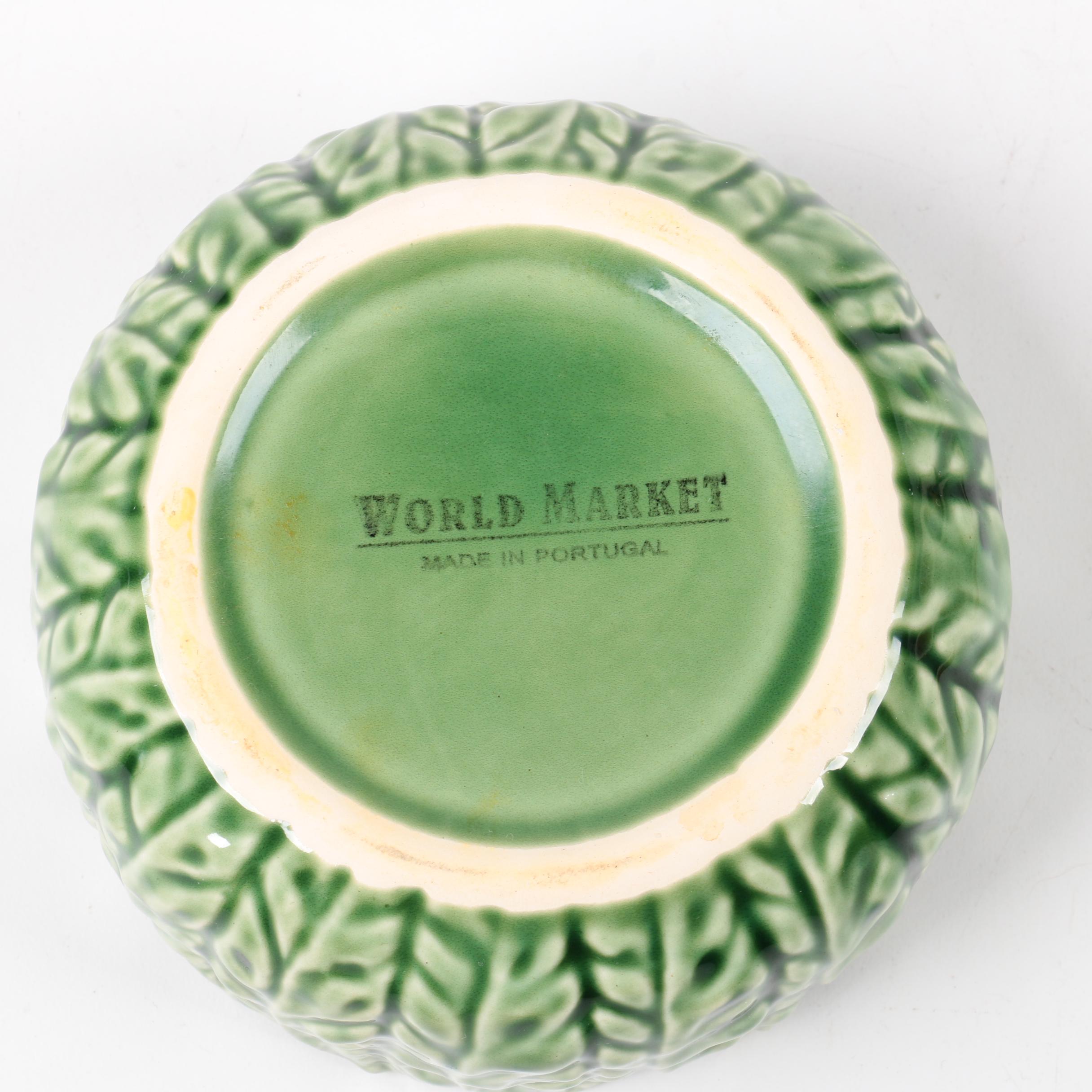 Portuguese Tableware including Bordallo Pinheiro "Cabbage Green"