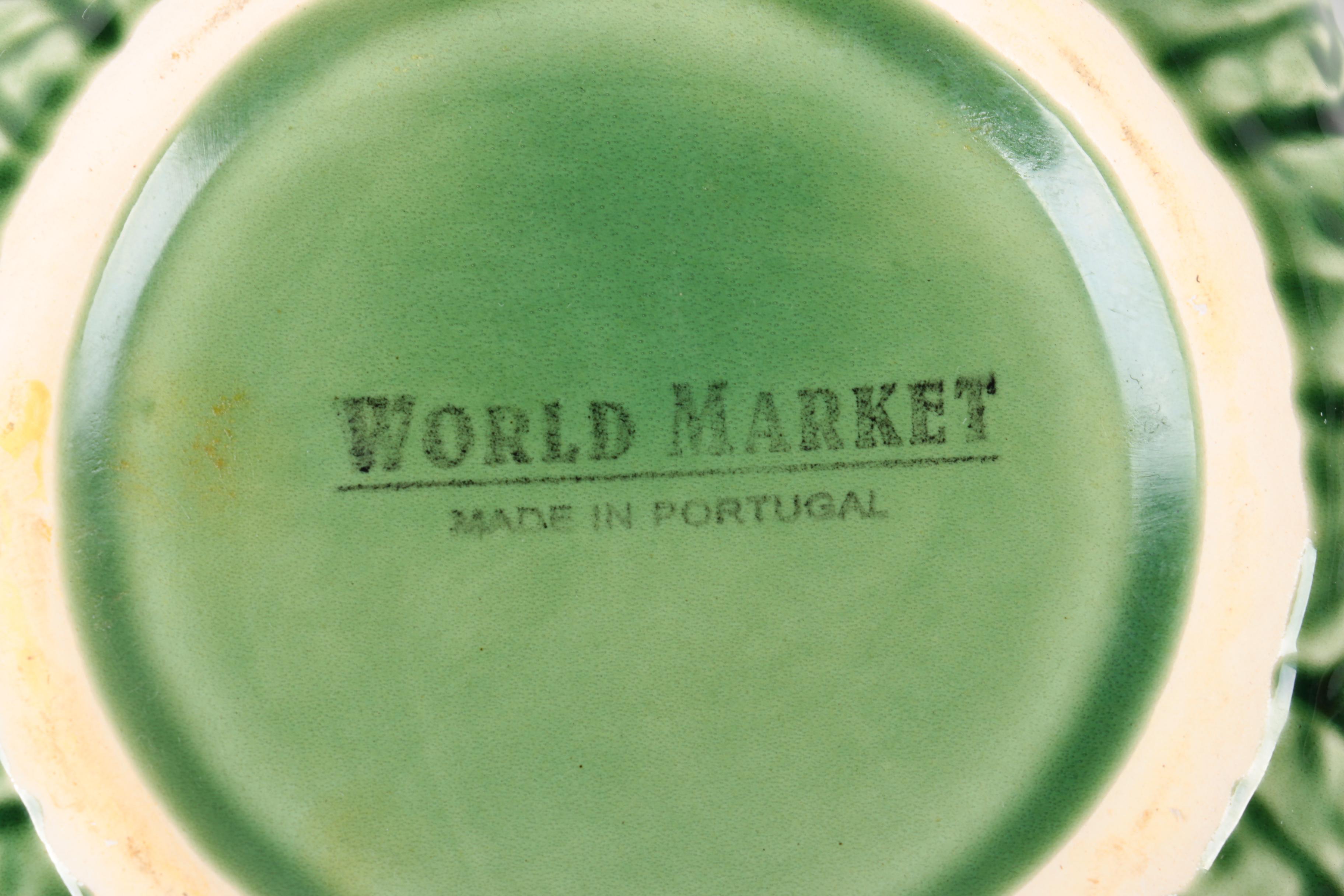 Portuguese Tableware including Bordallo Pinheiro "Cabbage Green"