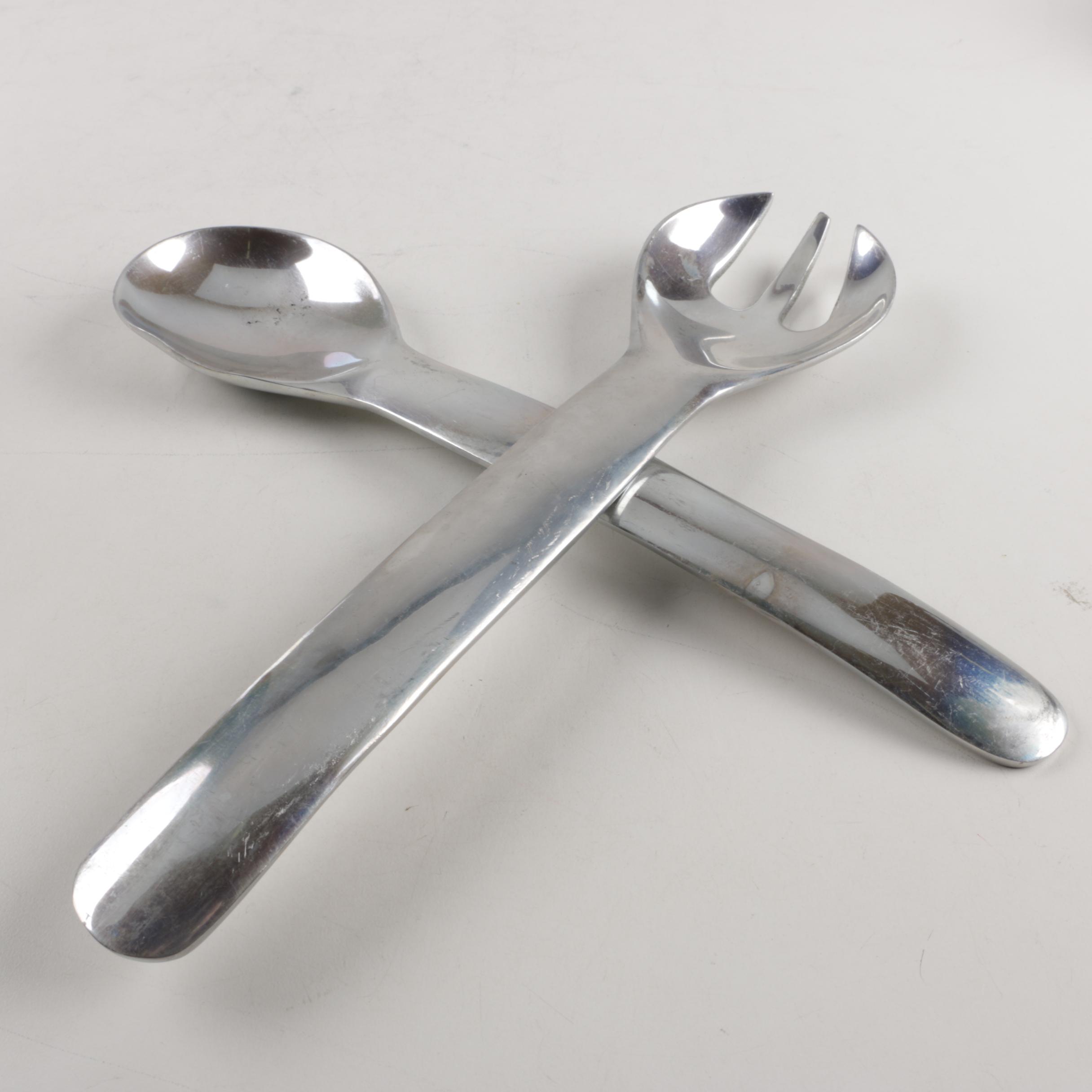 Assortment of Metal Tableware