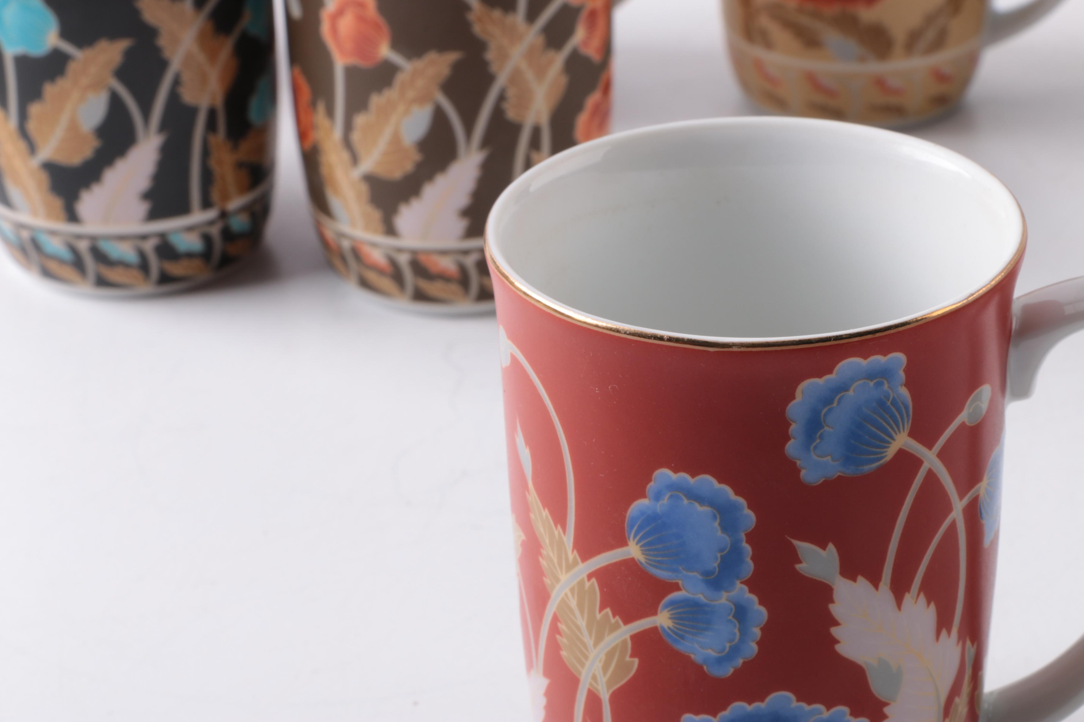 Takahashi San Francisco "Elan" Ceramic Coffee Mugs