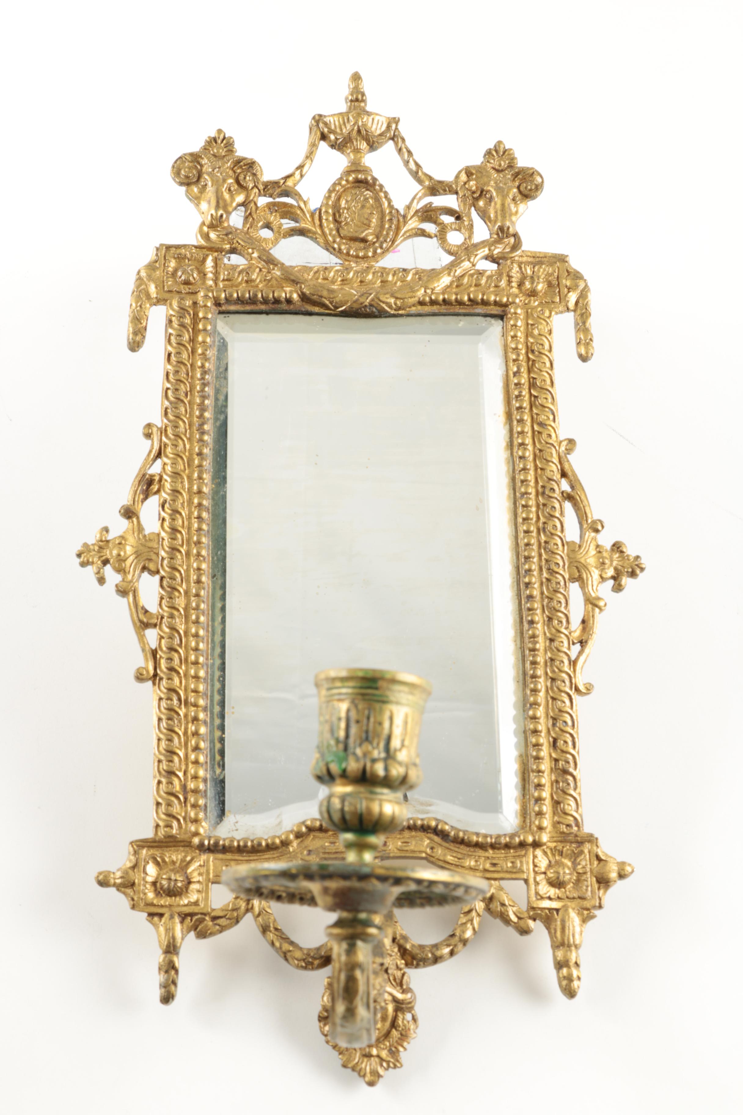 Wall Mirrors and Candle Sconces