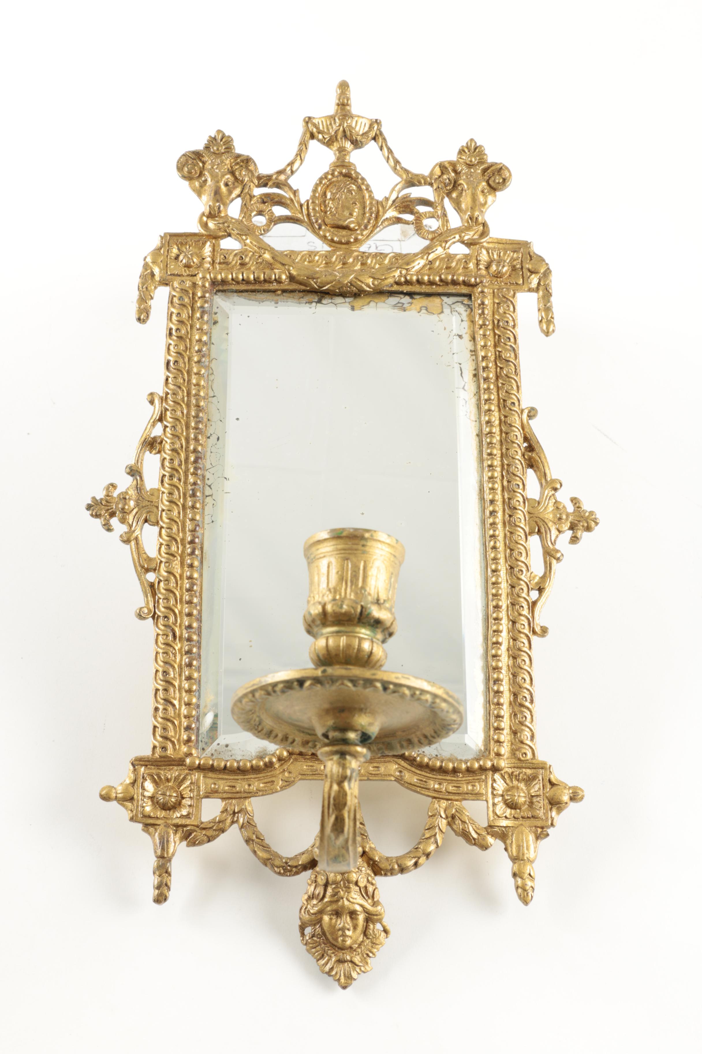 Wall Mirrors and Candle Sconces