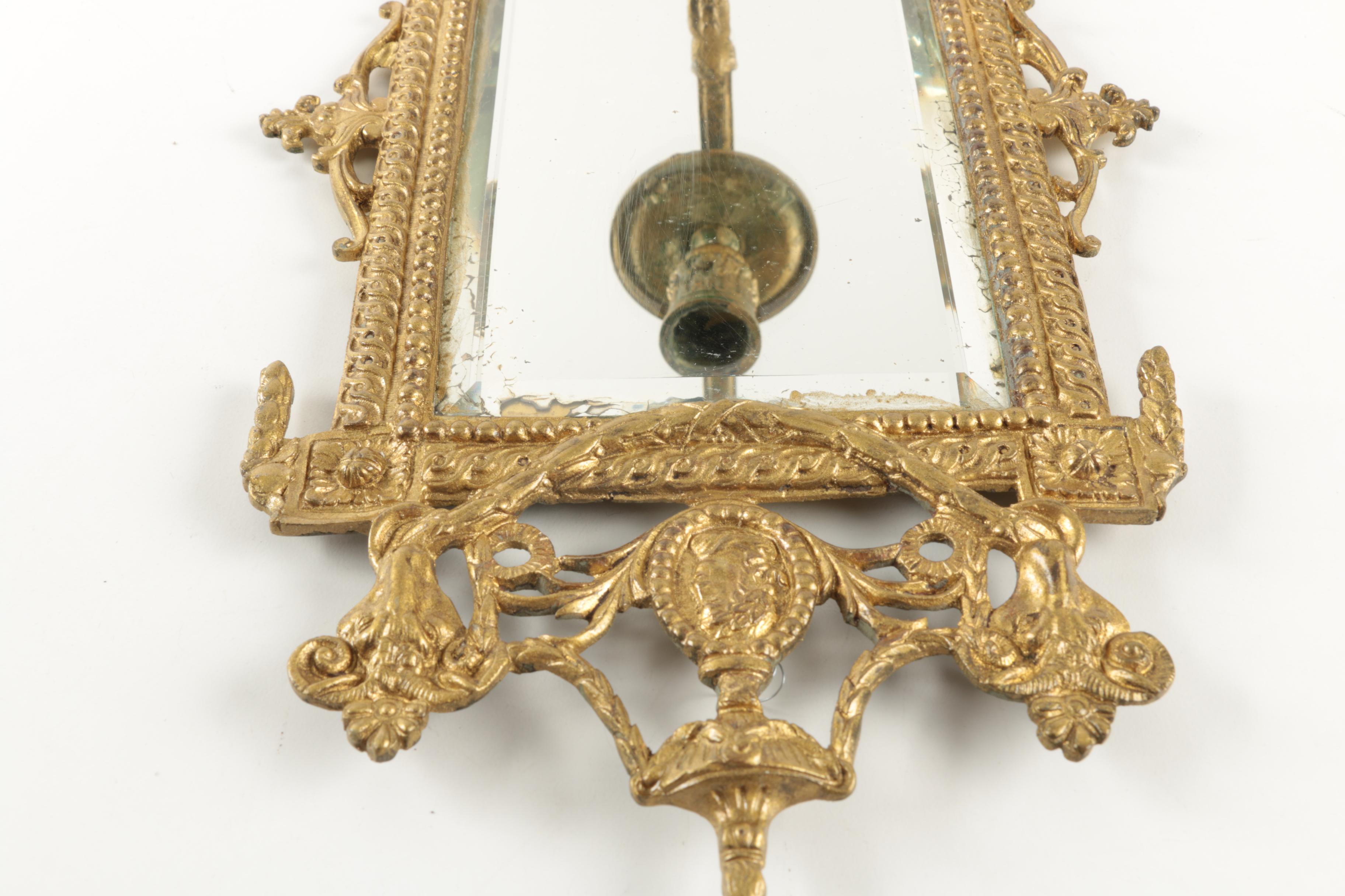 Wall Mirrors and Candle Sconces