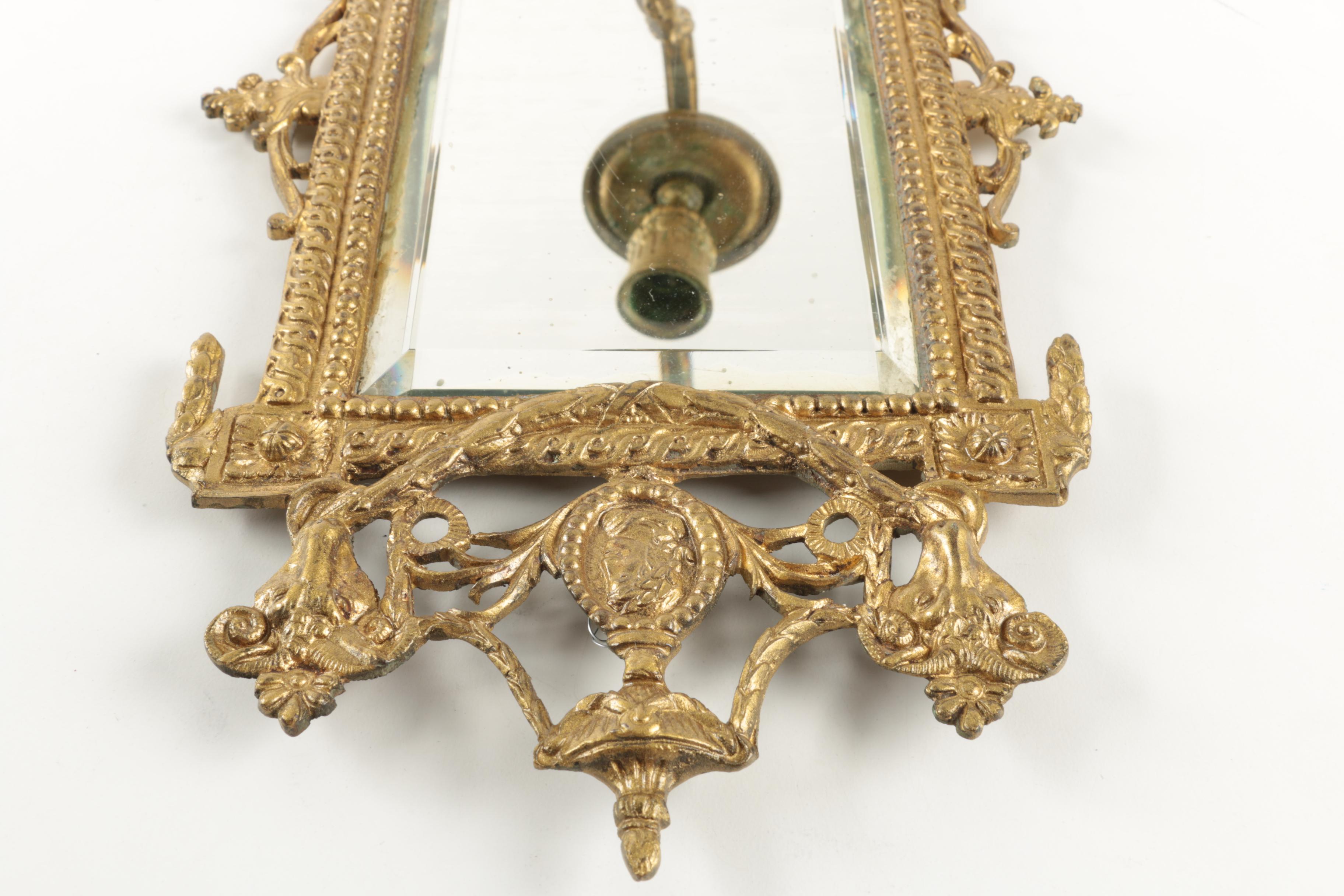 Wall Mirrors and Candle Sconces