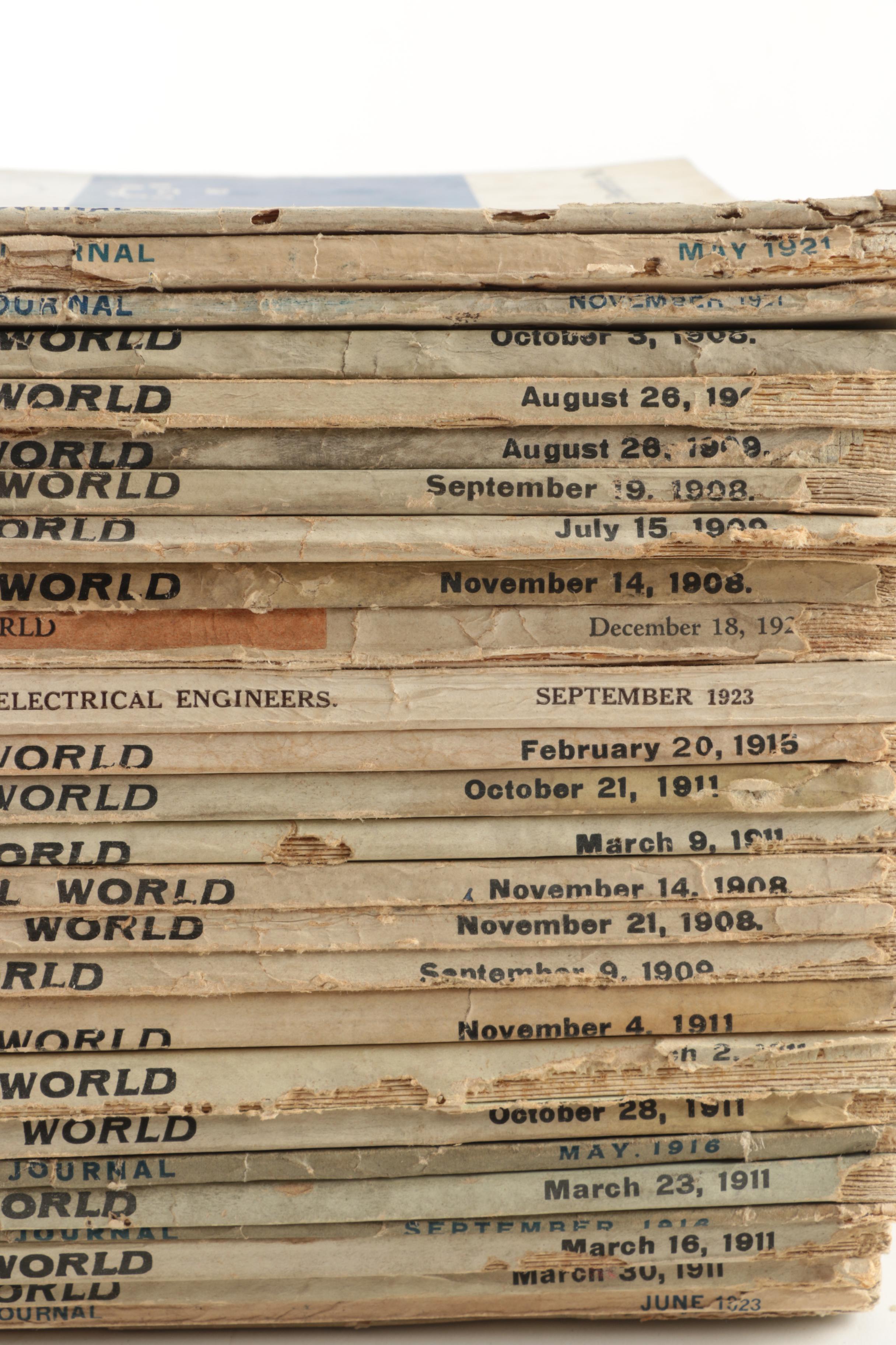 Early 20th-Century Electrician Magazines