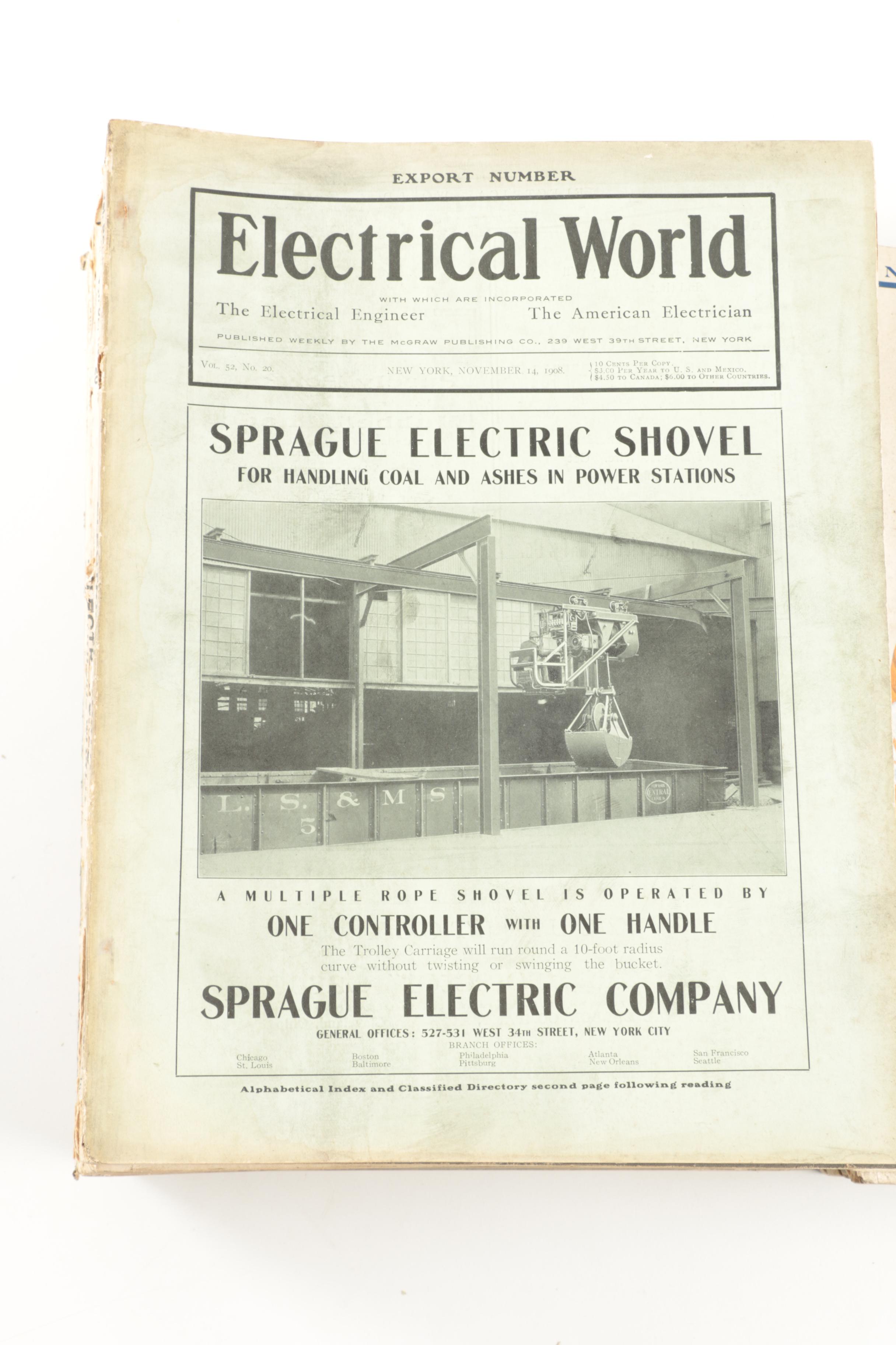 Early 20th-Century Electrician Magazines