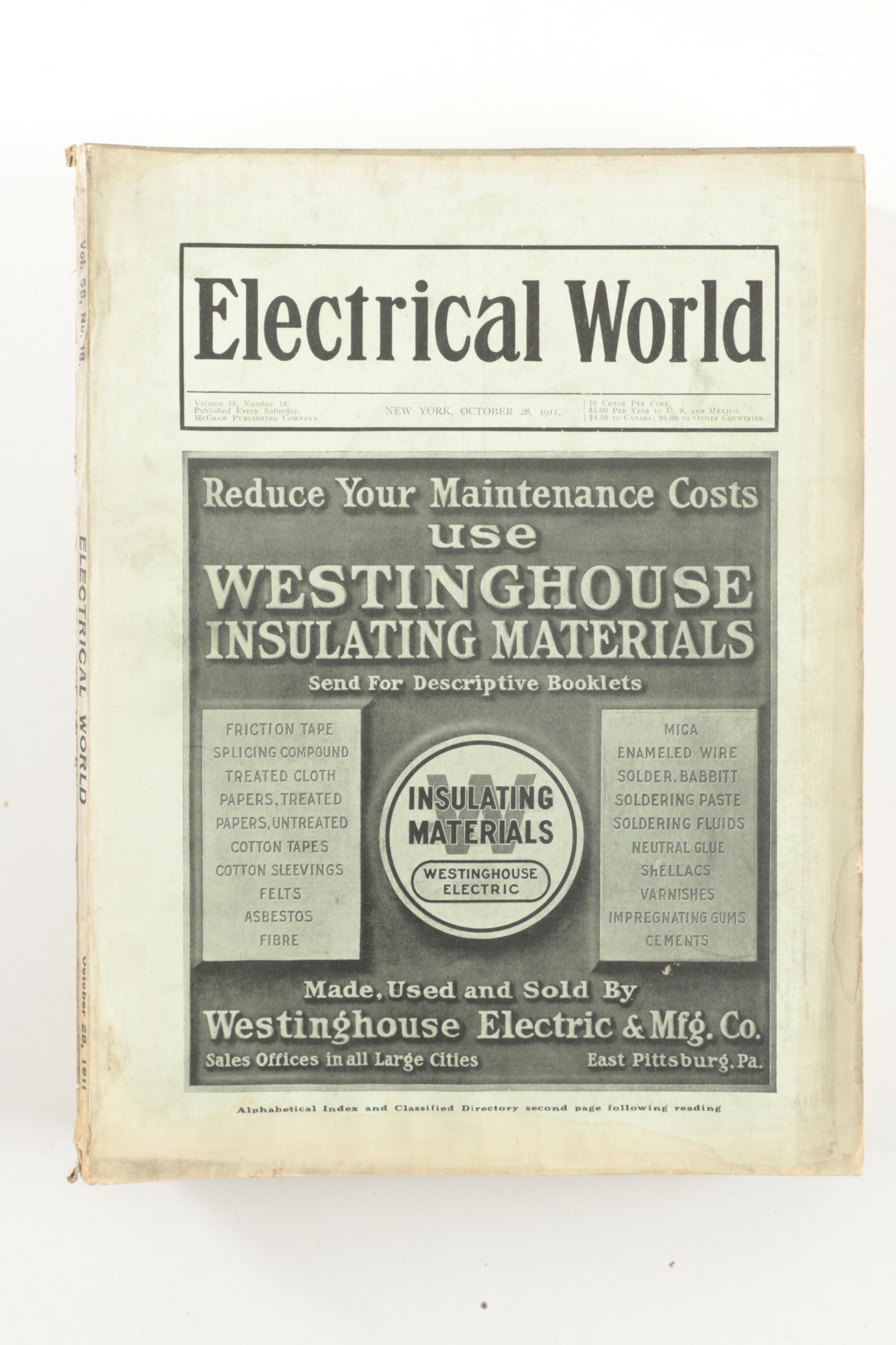 Early 20th-Century Electrician Magazines