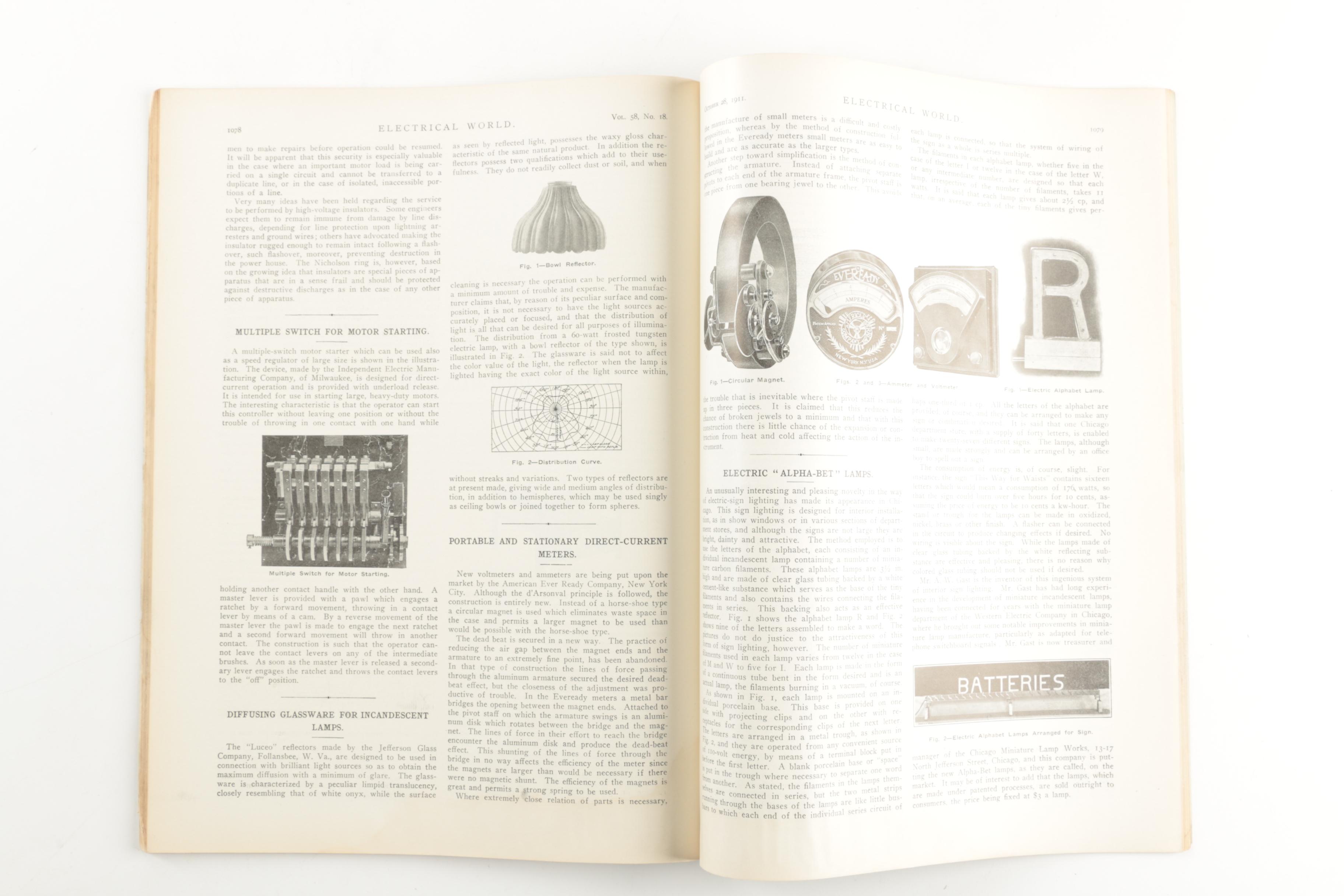 Early 20th-Century Electrician Magazines