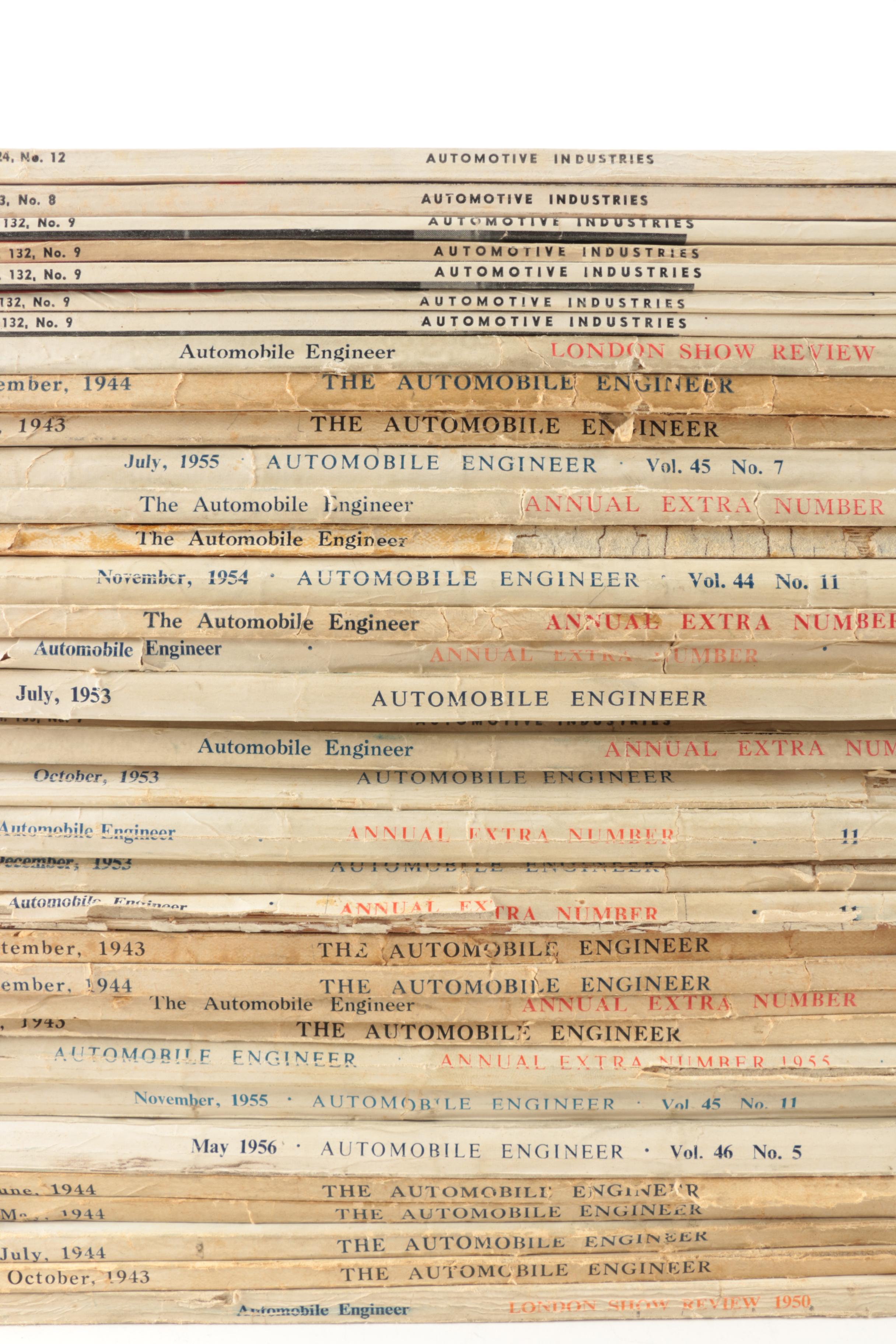 Vintage Automotive Engineering Magazines