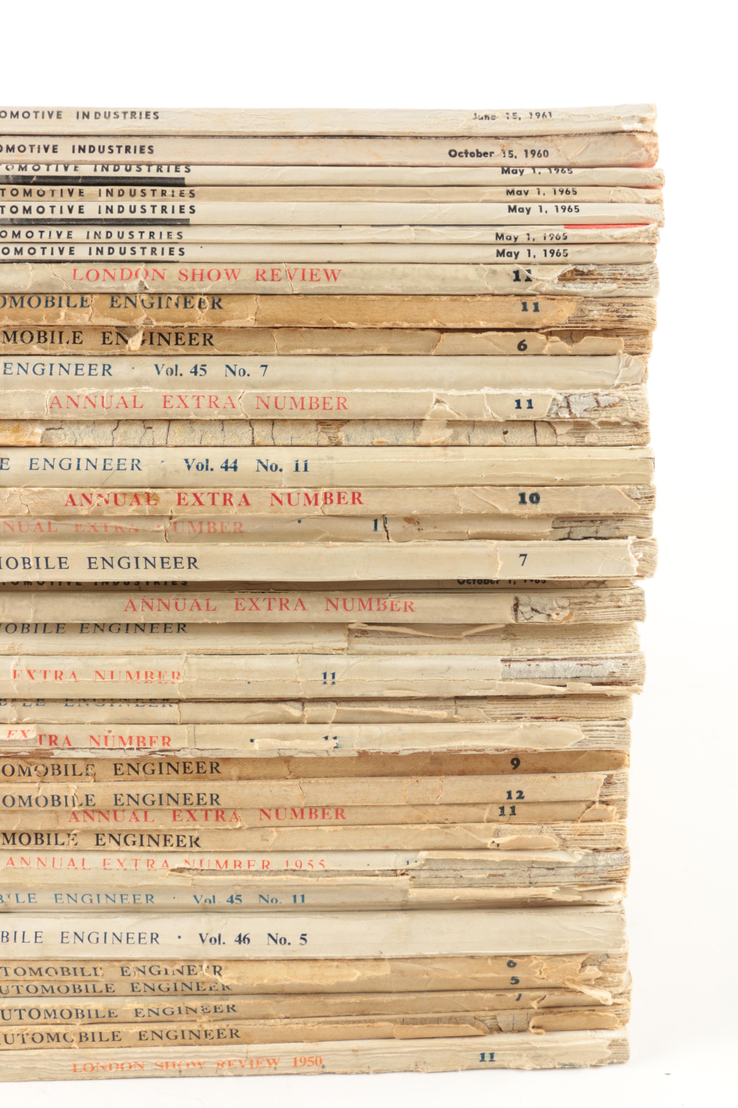 Vintage Automotive Engineering Magazines