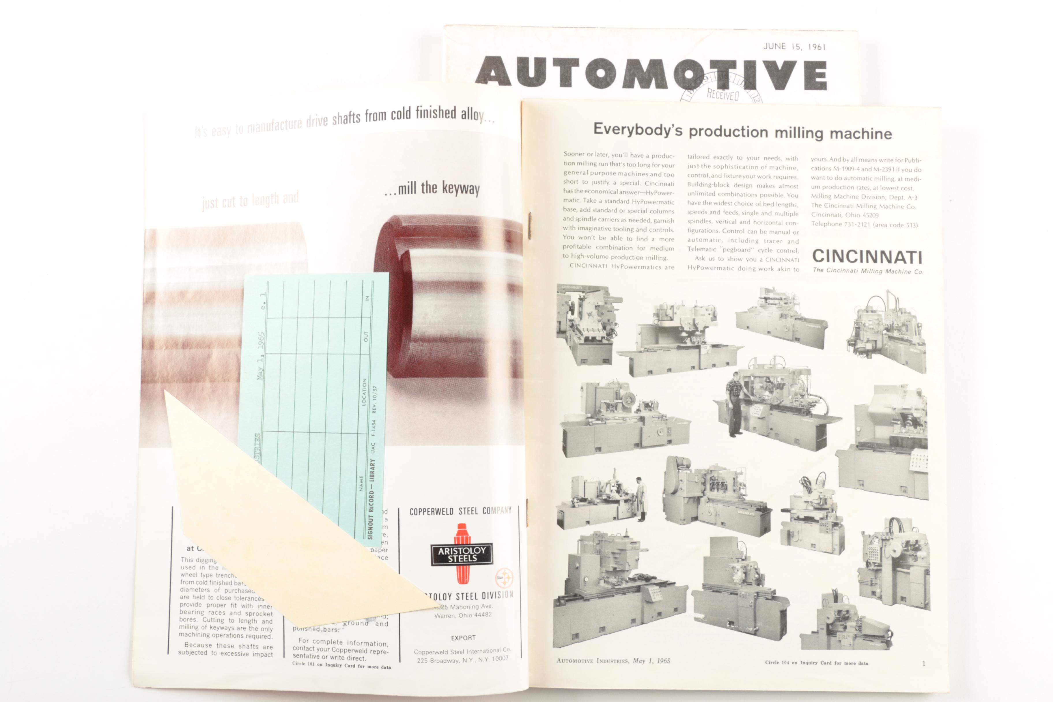Vintage Automotive Engineering Magazines