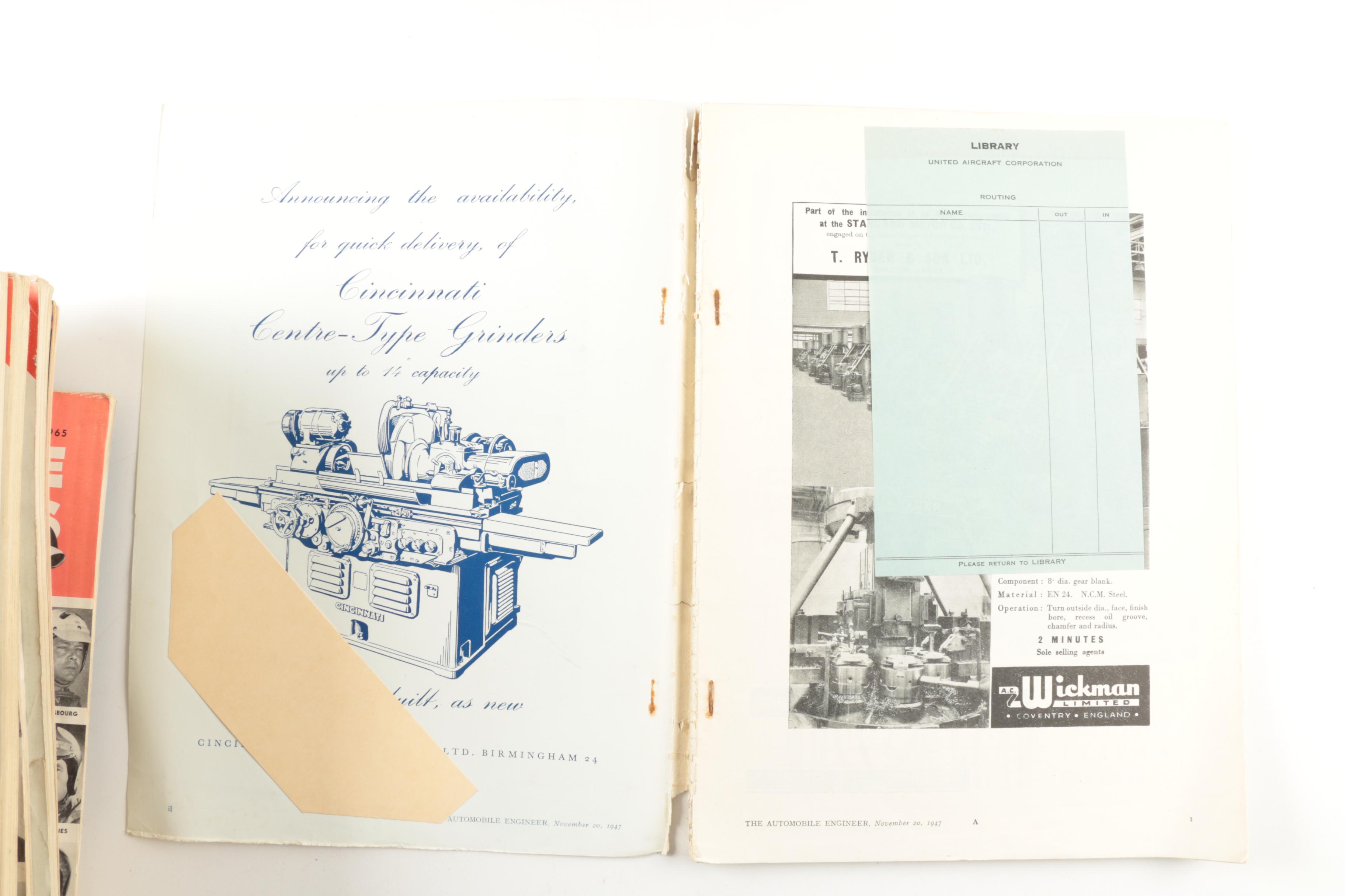 Vintage Automotive Engineering Magazines