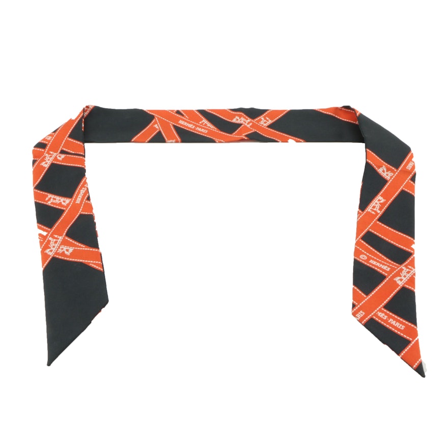 Hermès Silk Twilly Scarf