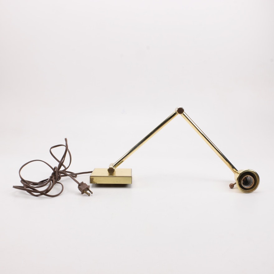 Vintage Brass Adjustable Desk lamp