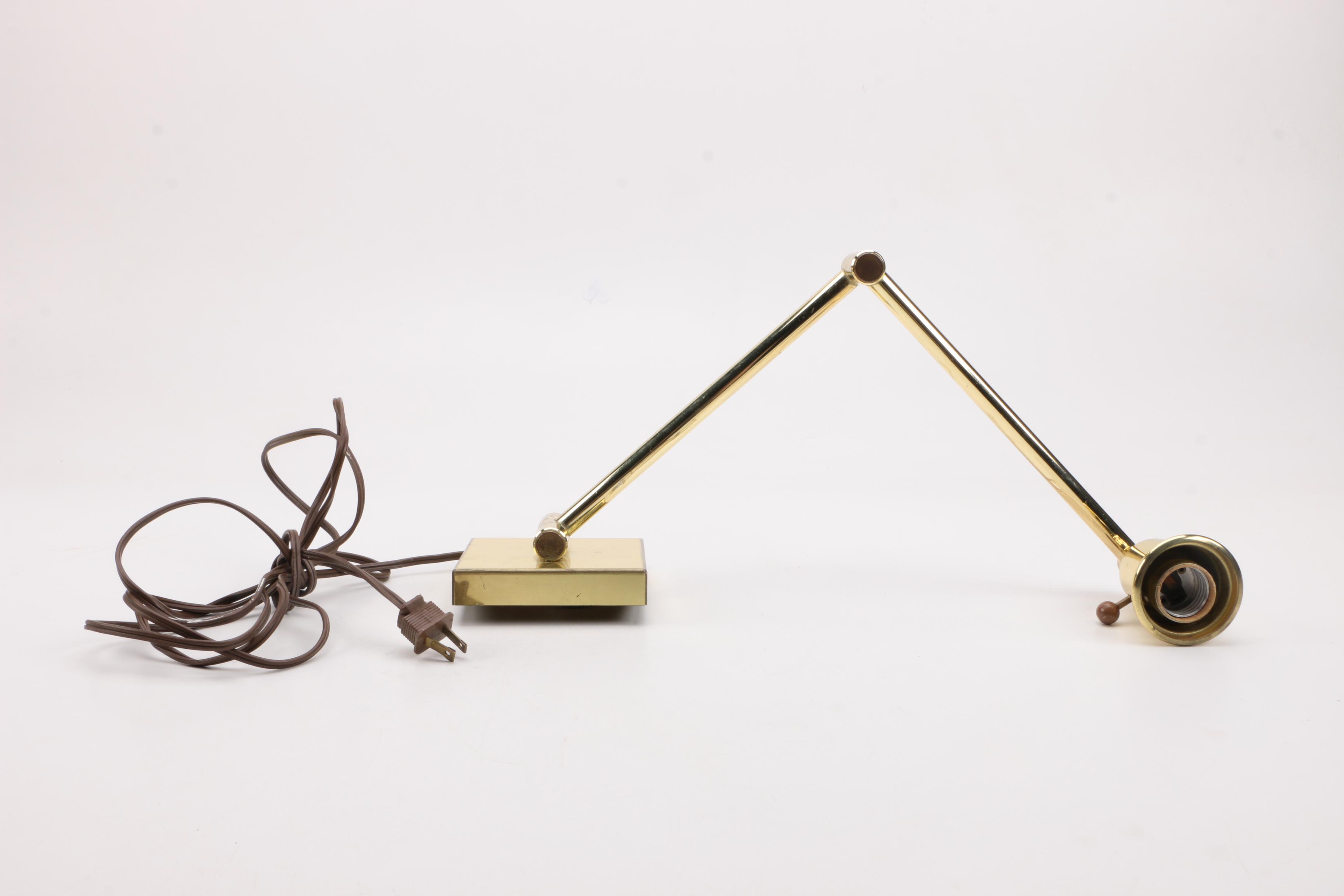 Vintage Brass Adjustable Desk lamp