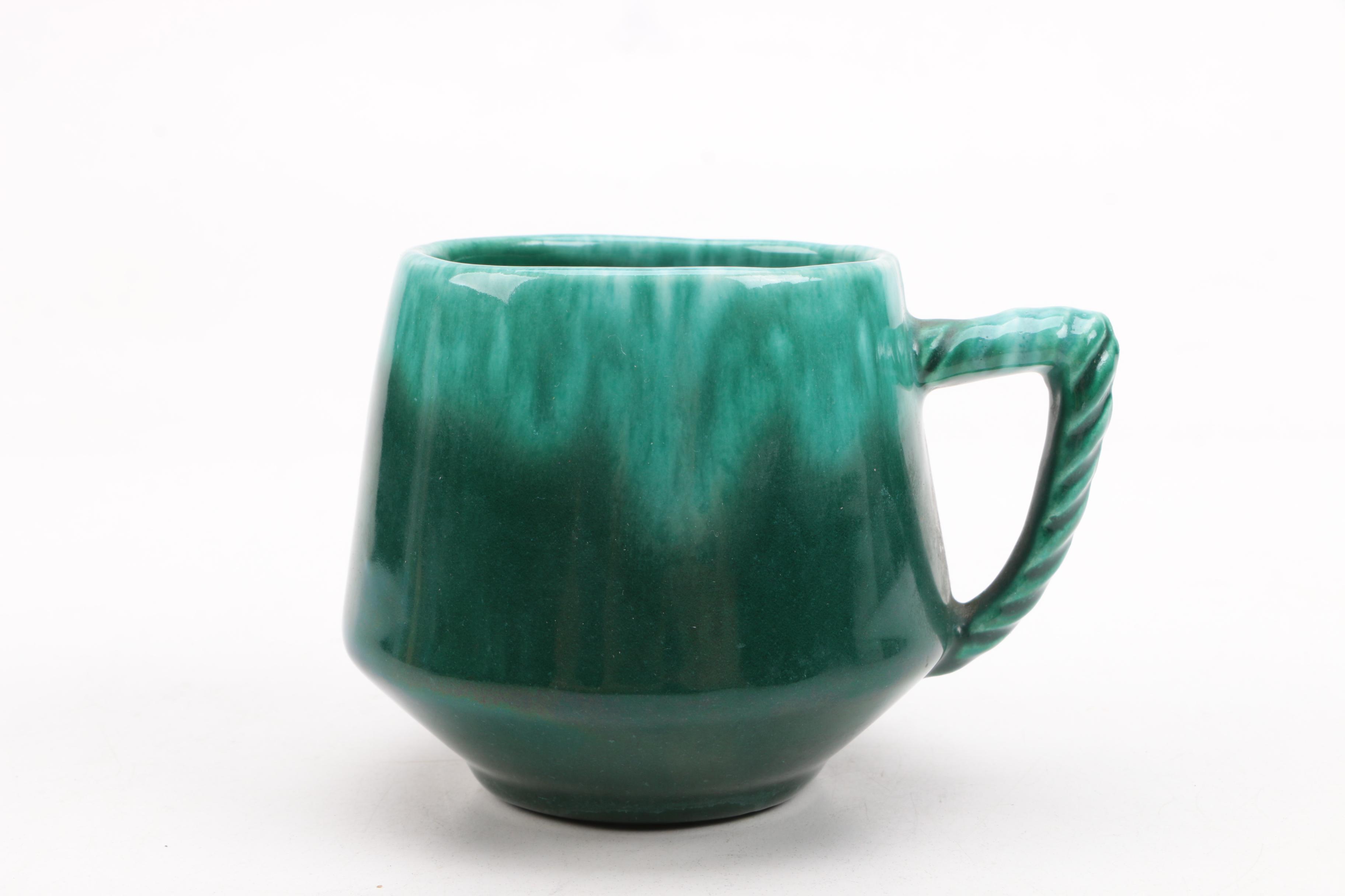 Ceramic Mugs with Glass Bowl