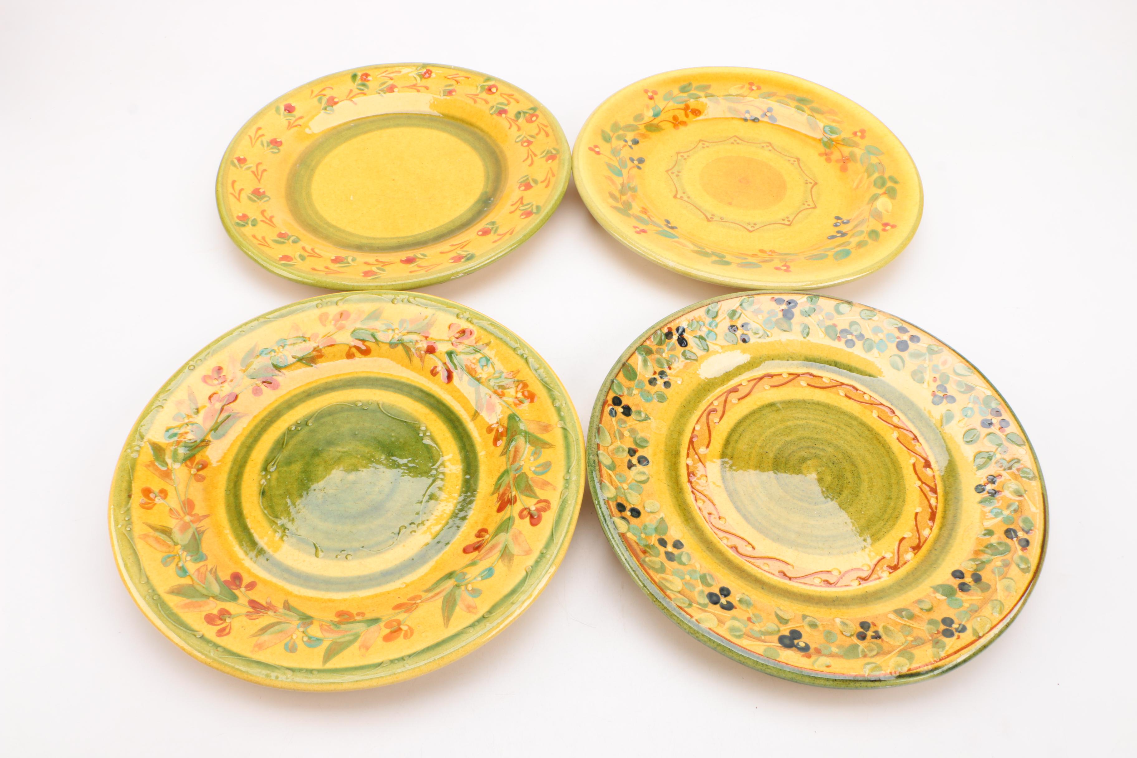 Bright Stoneware Plates