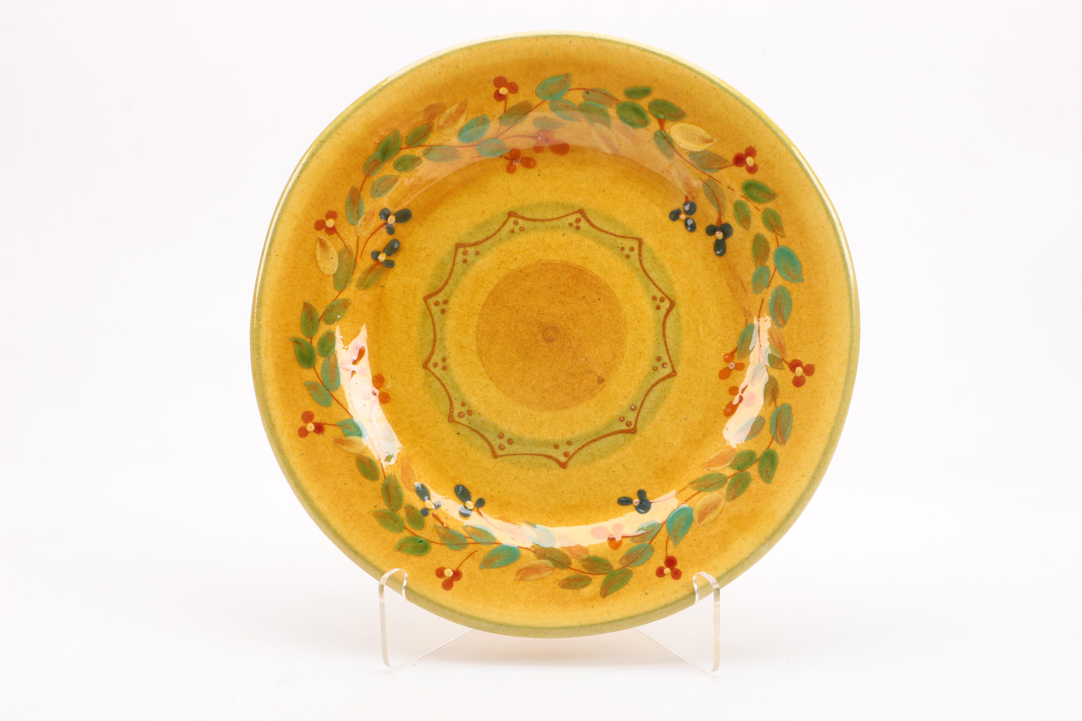 Bright Stoneware Plates