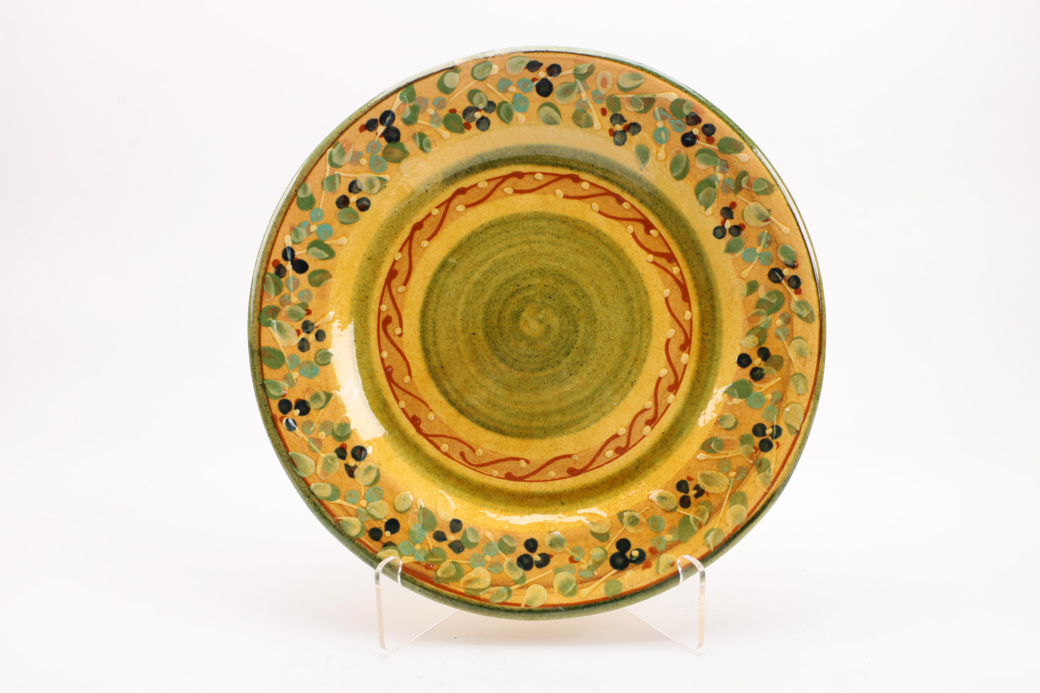 Bright Stoneware Plates