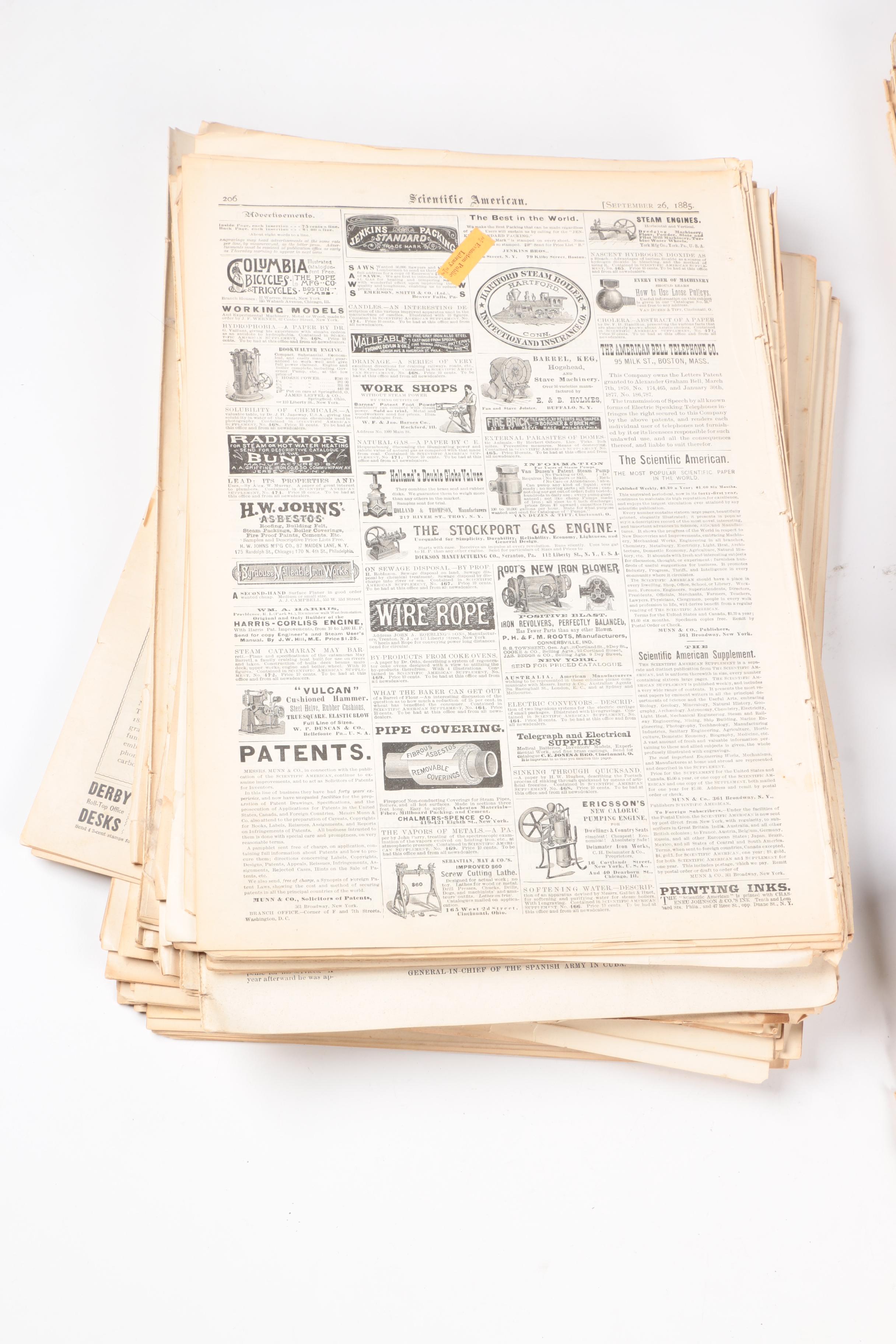 Collection of "Scientific American" Magazine