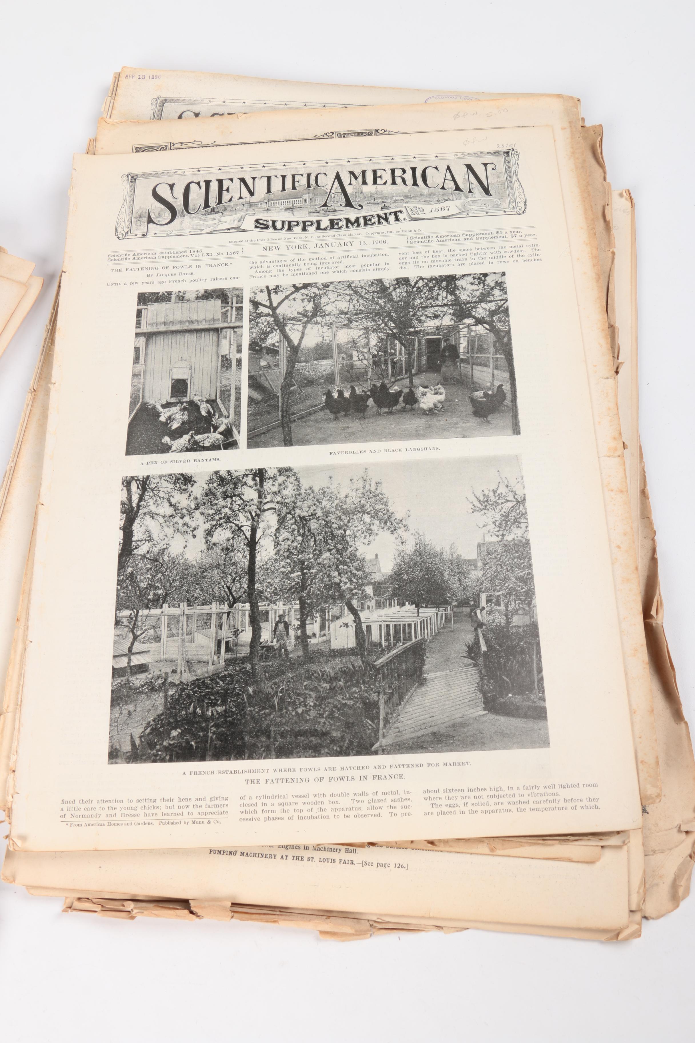 Collection of "Scientific American" Magazine