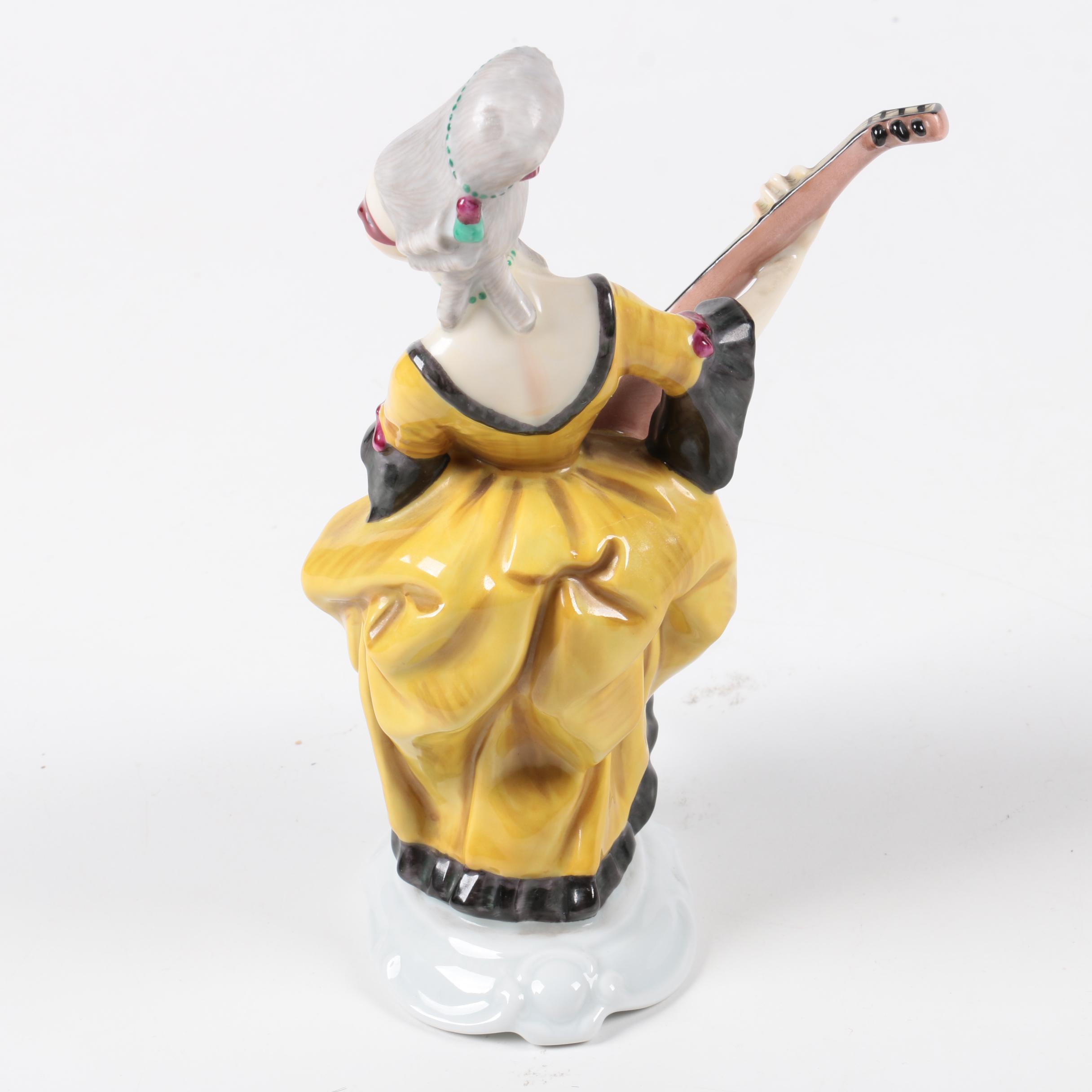 Rosenthal Figurine of 18th Century Female Musician