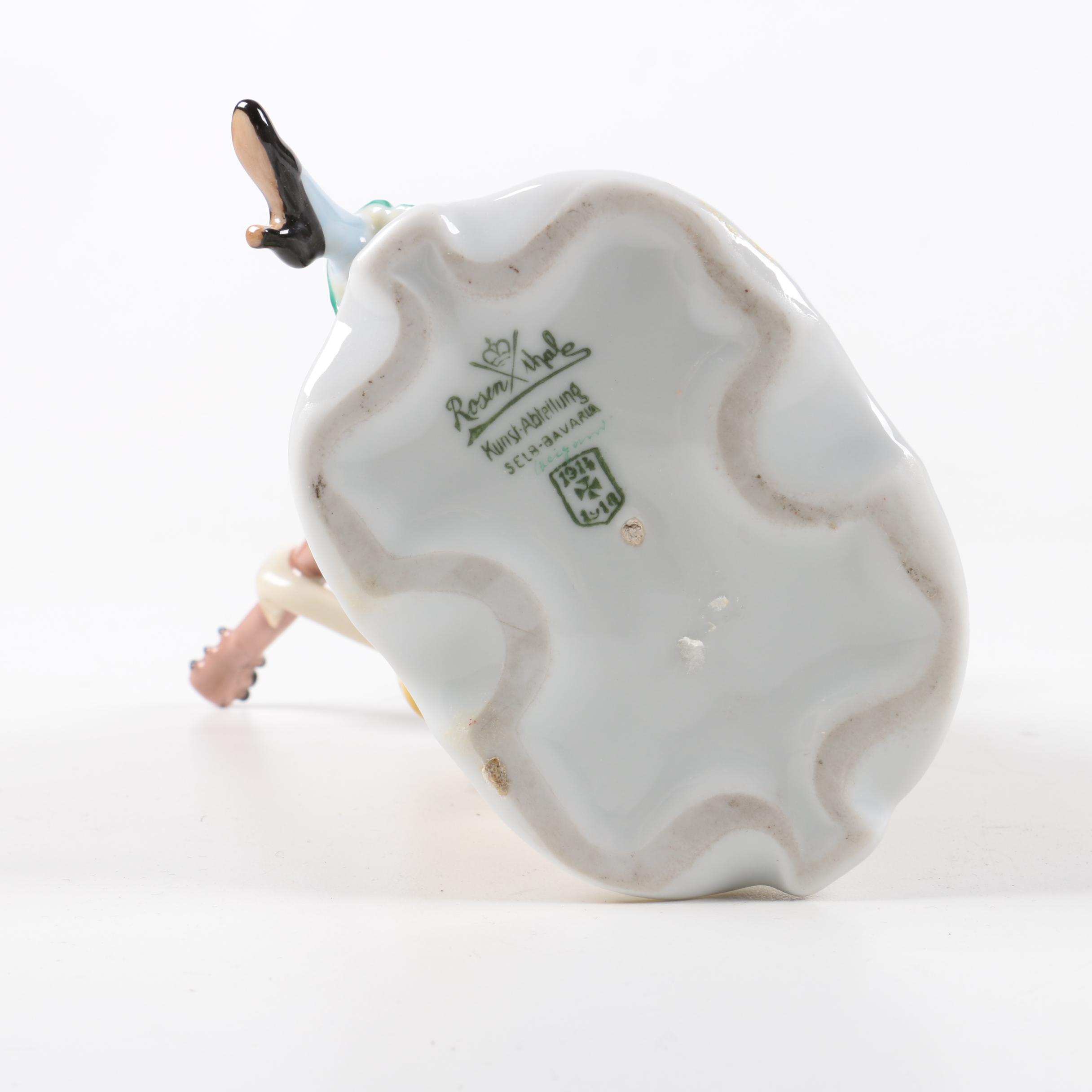 Rosenthal Figurine of 18th Century Female Musician