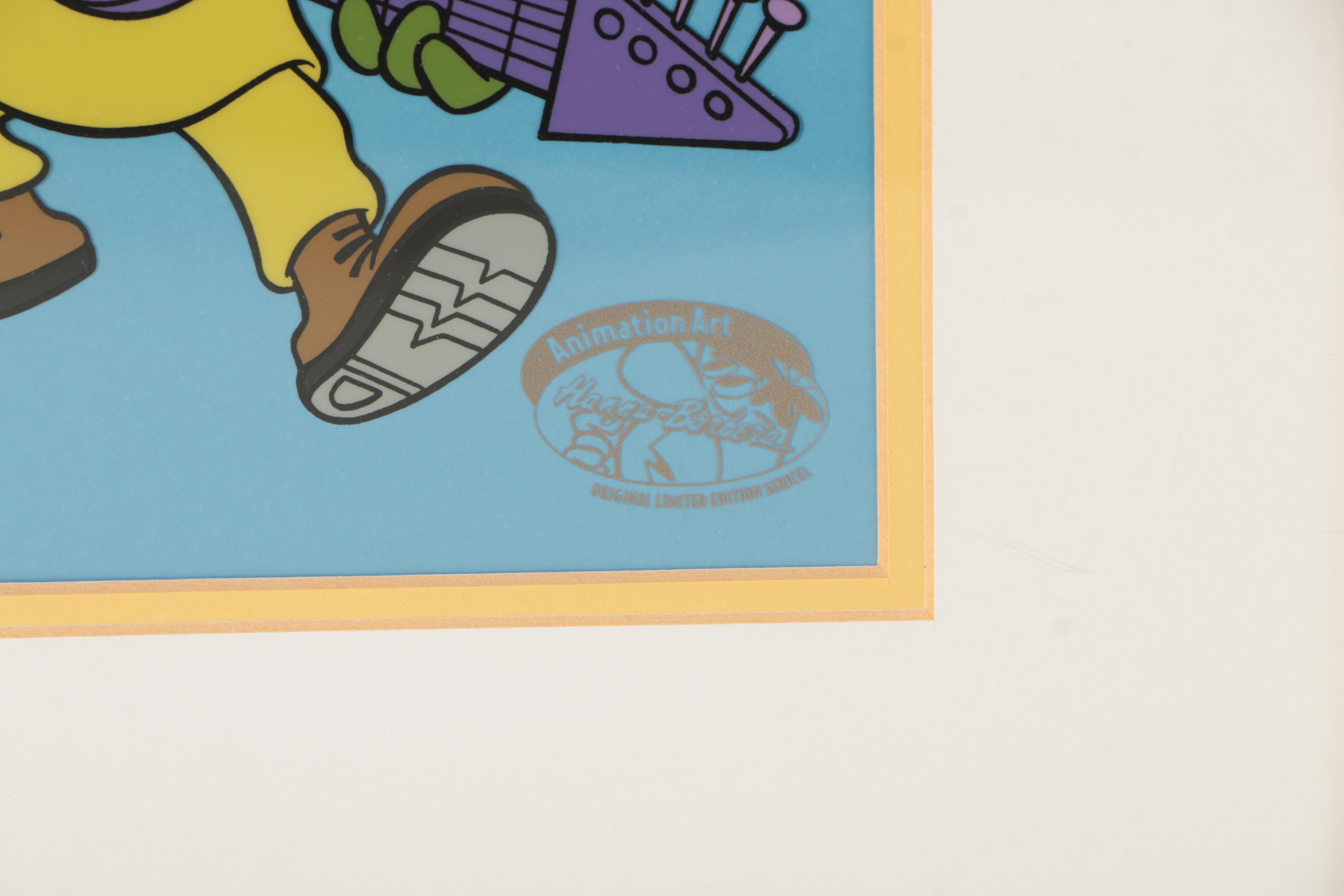 Jerry Eisenberg Limited Edition Serigraph After Sericel "The Banana Splits Band"