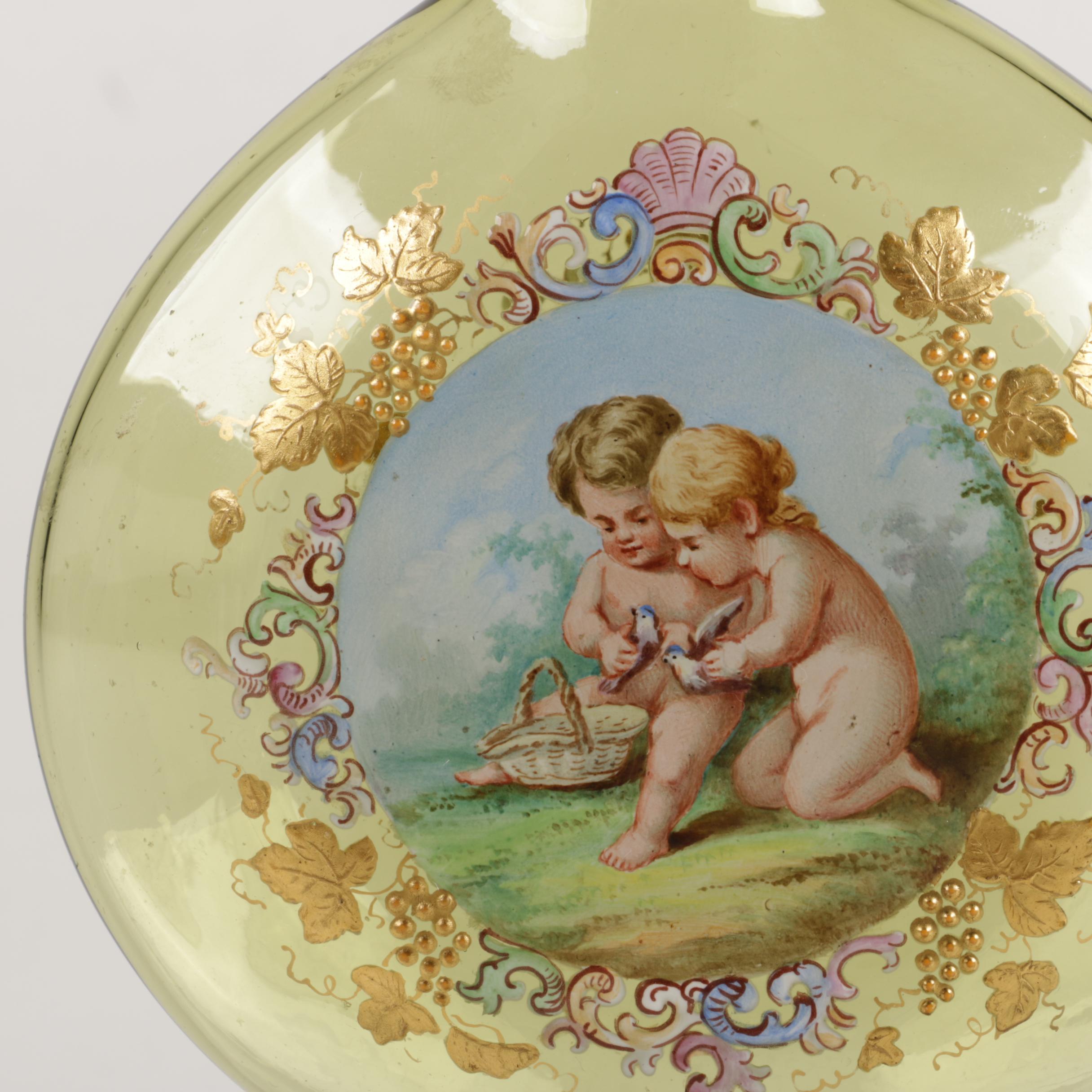 Victorian Style Glass Perfume Bottle