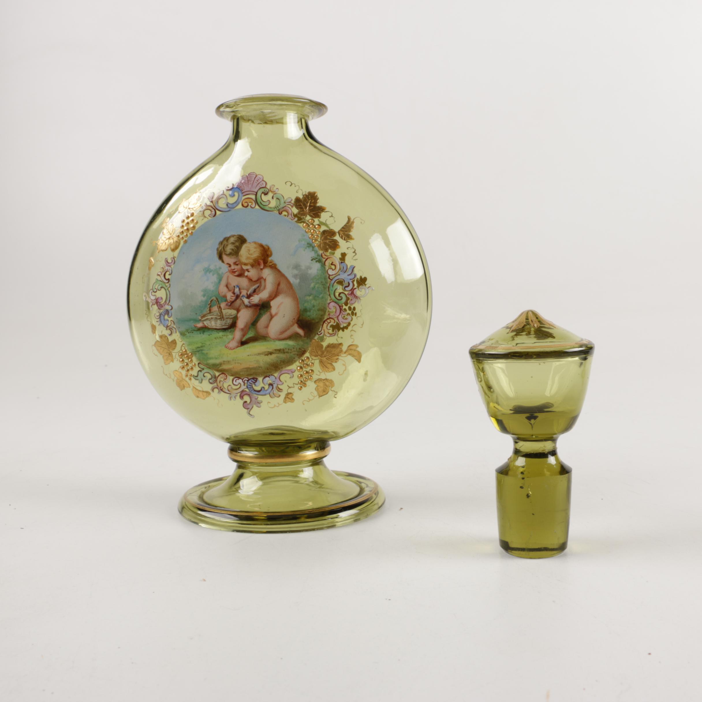 Victorian Style Glass Perfume Bottle