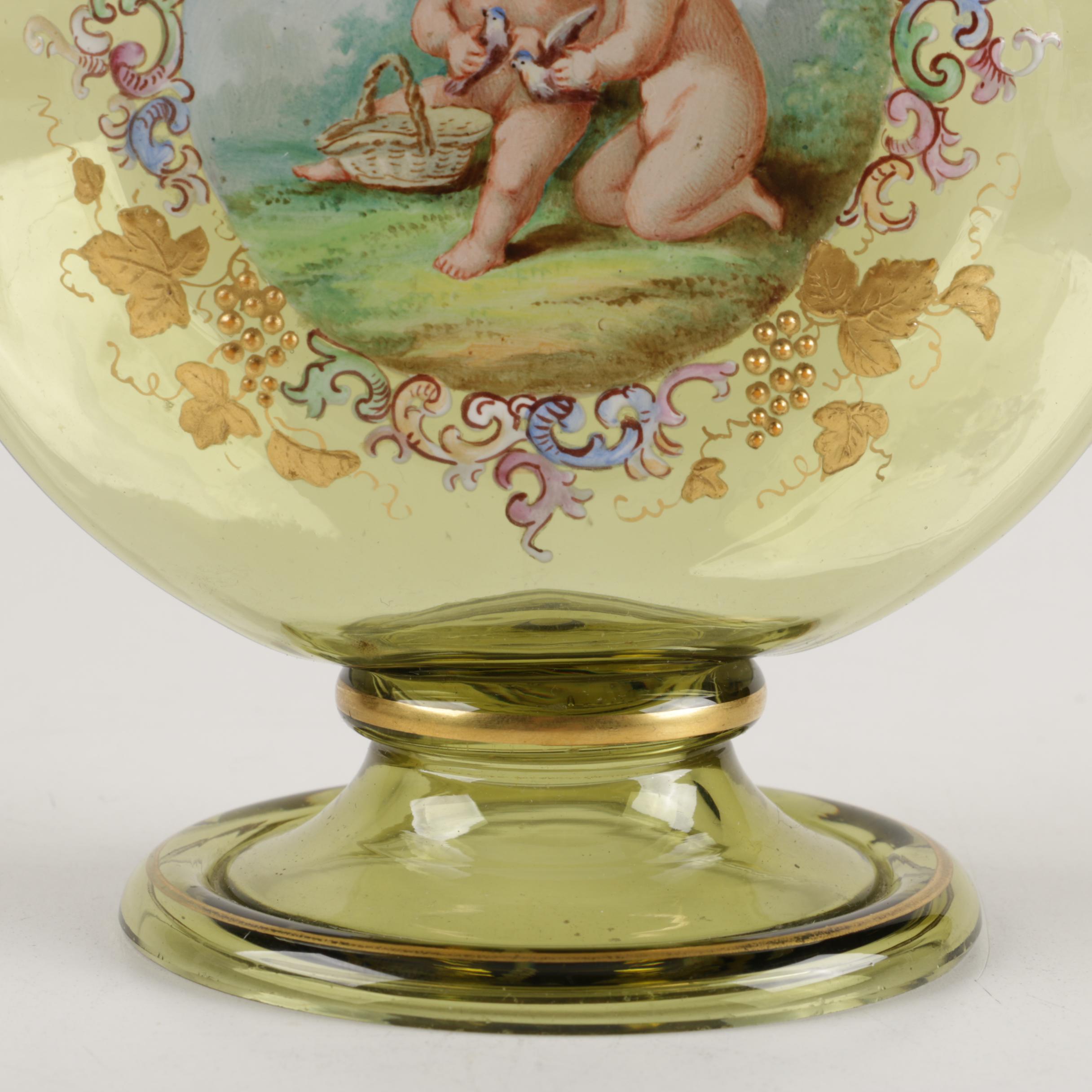 Victorian Style Glass Perfume Bottle