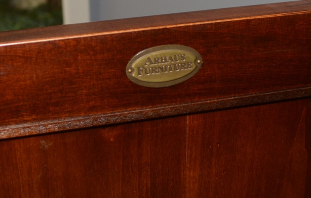 Arhaus Tuscany Buffet and Illuminated Hutch