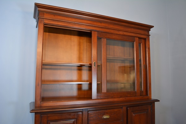 Arhaus Tuscany Buffet and Illuminated Hutch