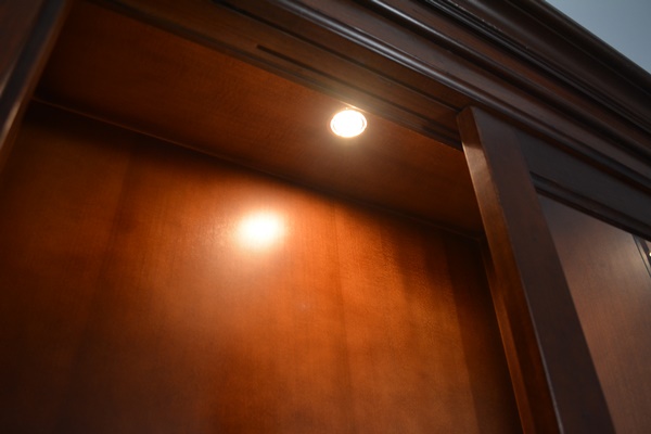 Arhaus Tuscany Buffet and Illuminated Hutch