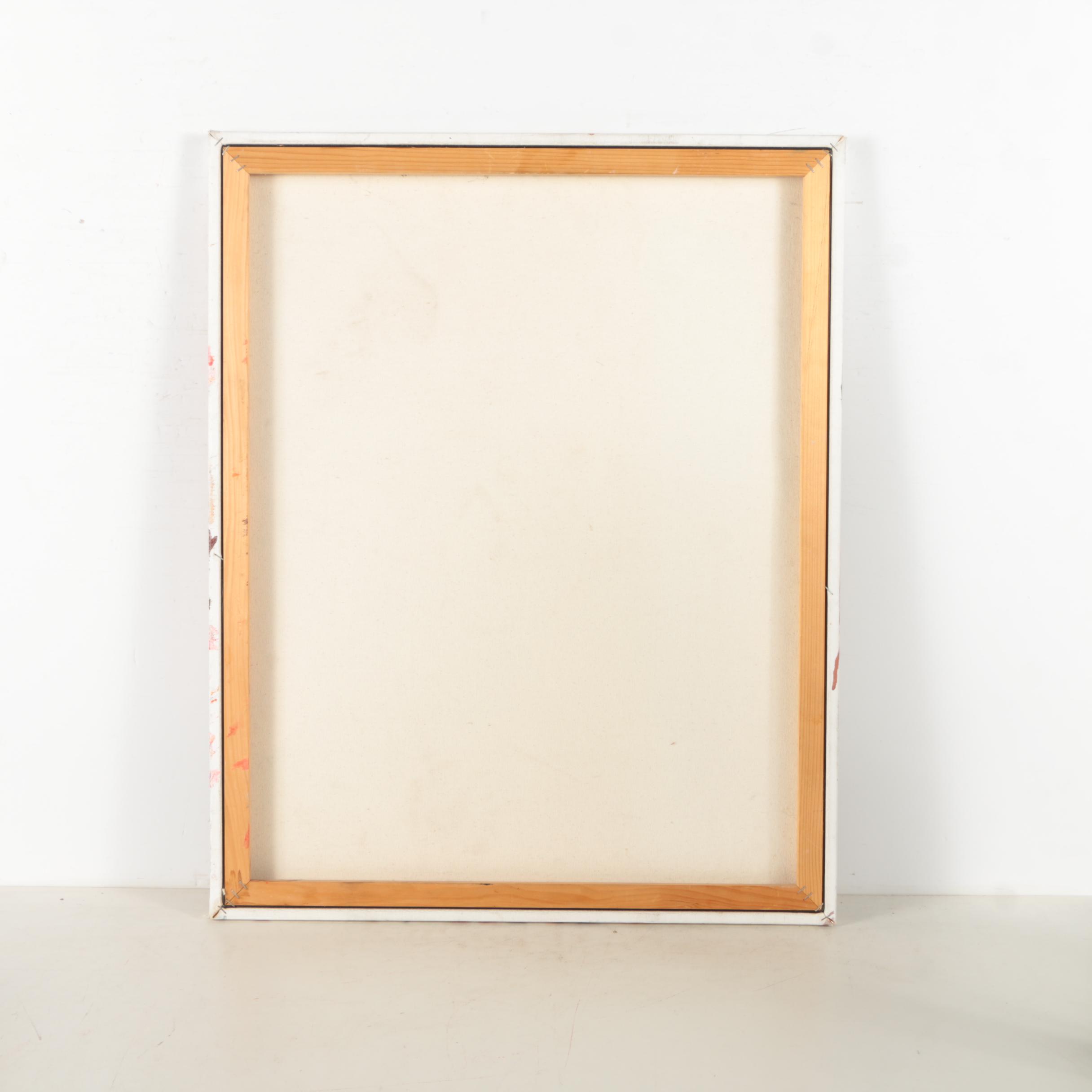 Mixed Media Collage of Abstract Composition