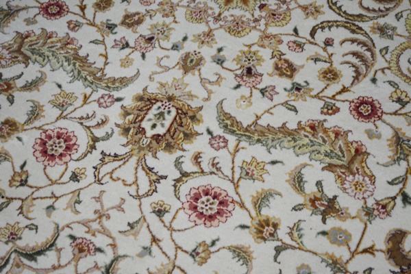 Hand-Knotted Chinese Persian-Style Wool Area Rug from the Rug Gallery