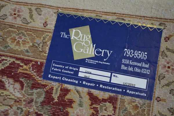 Hand-Knotted Chinese Persian-Style Wool Area Rug from the Rug Gallery