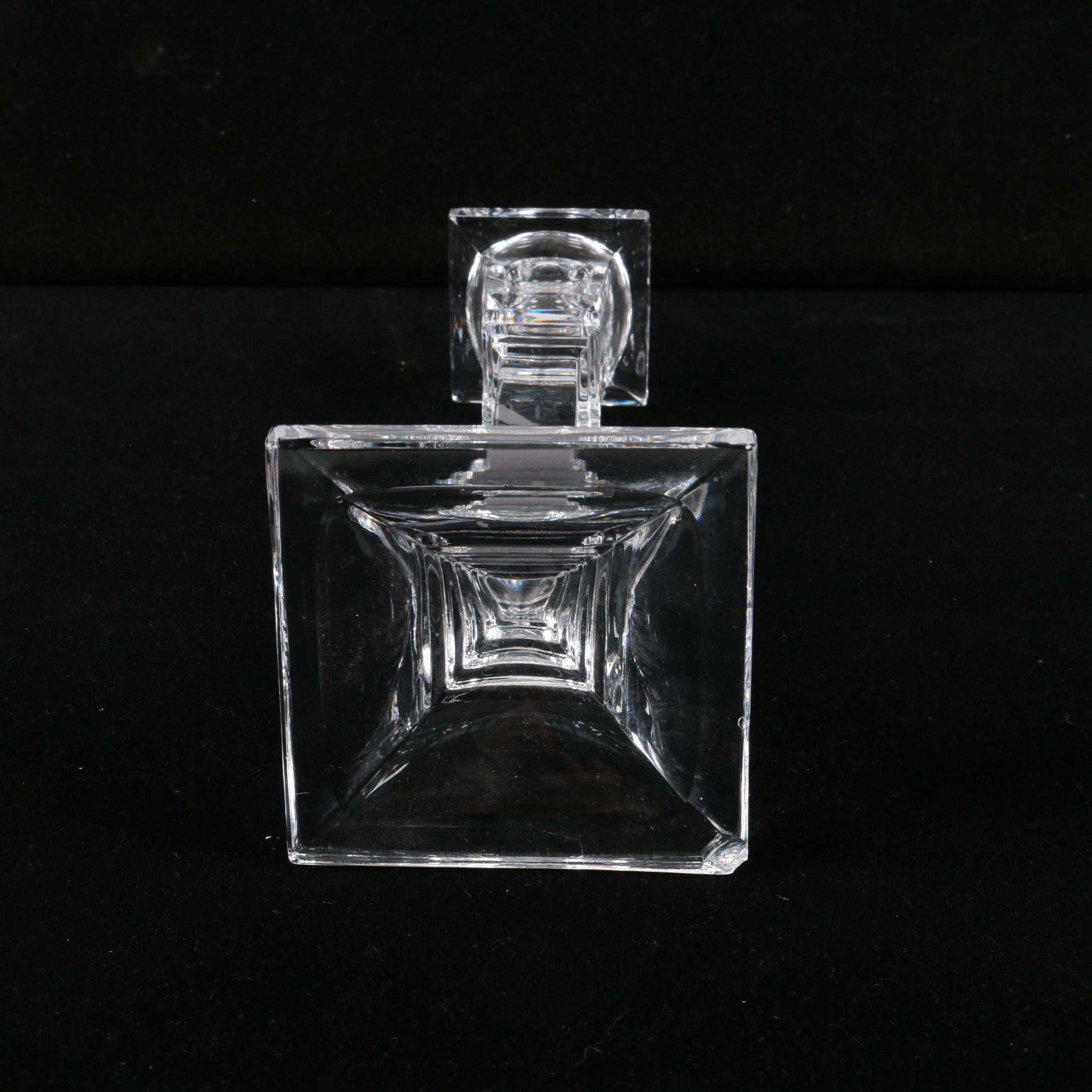 Collection of Vintage Molded Glass Candle Holders