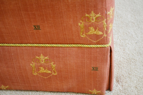 Taylor King Custom Upholstered Three Seat Sofa