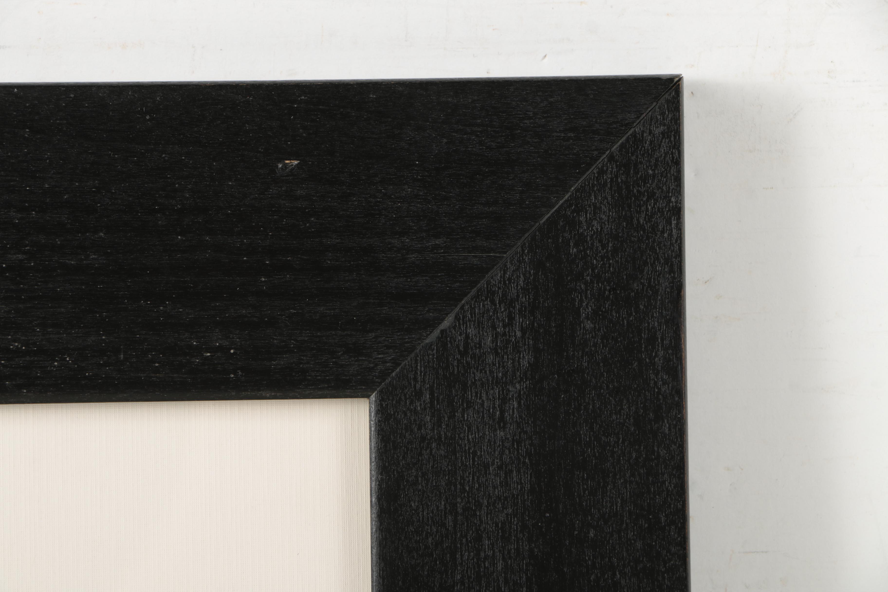 Framed Postcard With Exposed Back Depicting Place de la République, Paris