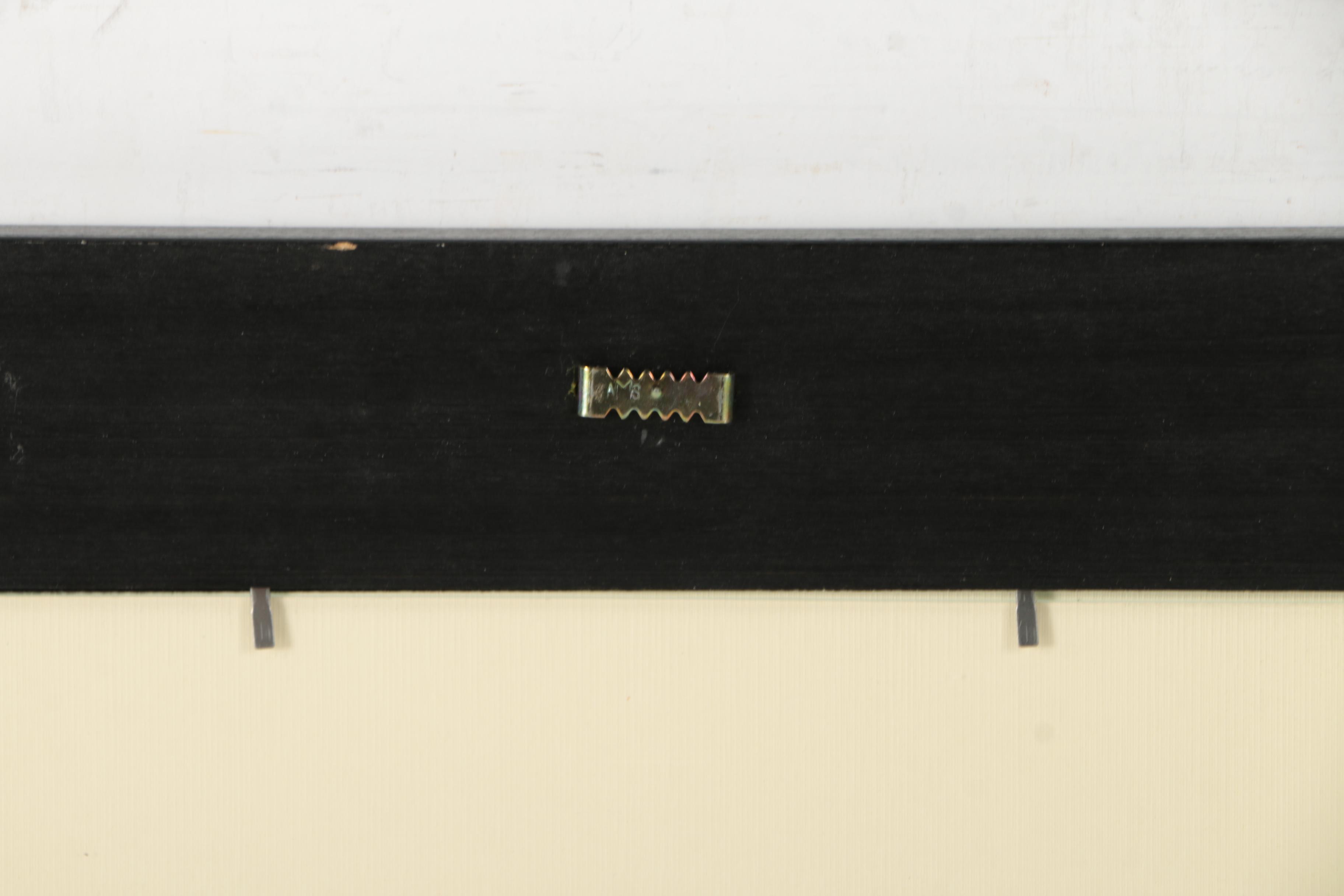 Framed Postcard With Exposed Back Depicting Place de la République, Paris