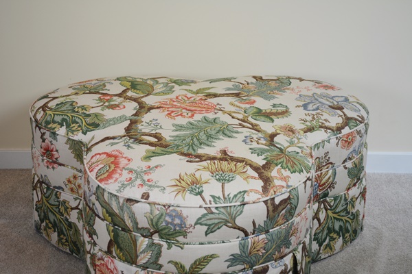 Stanford Furniture Botanical Upholstered Trefoil Ottoman